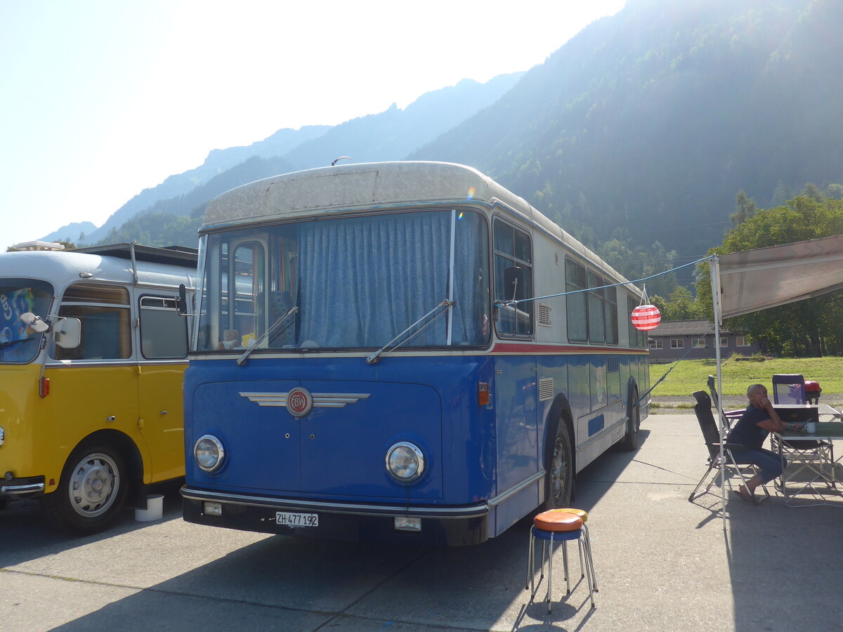 (227'442) - Oswald, Stallikon - ZH 477'192 - FBW/Hess (ex AAGR Rothenburg Nr. 44) am 21. August 2021 in Interlaken, Flugplatz