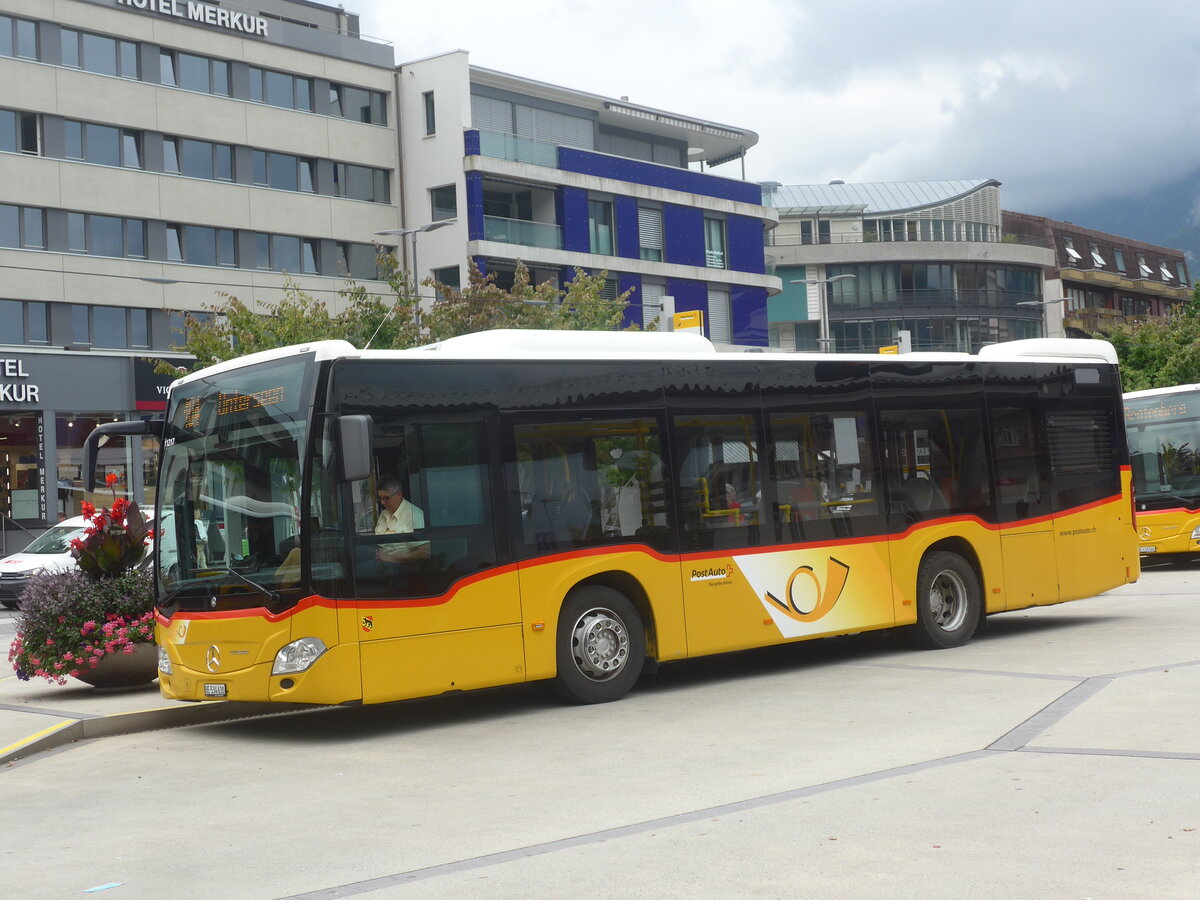 (227'515) - PostAuto Bern - BE 534'630 - Mercedes am 22. August 2021 beim Bahnhof Interlaken West