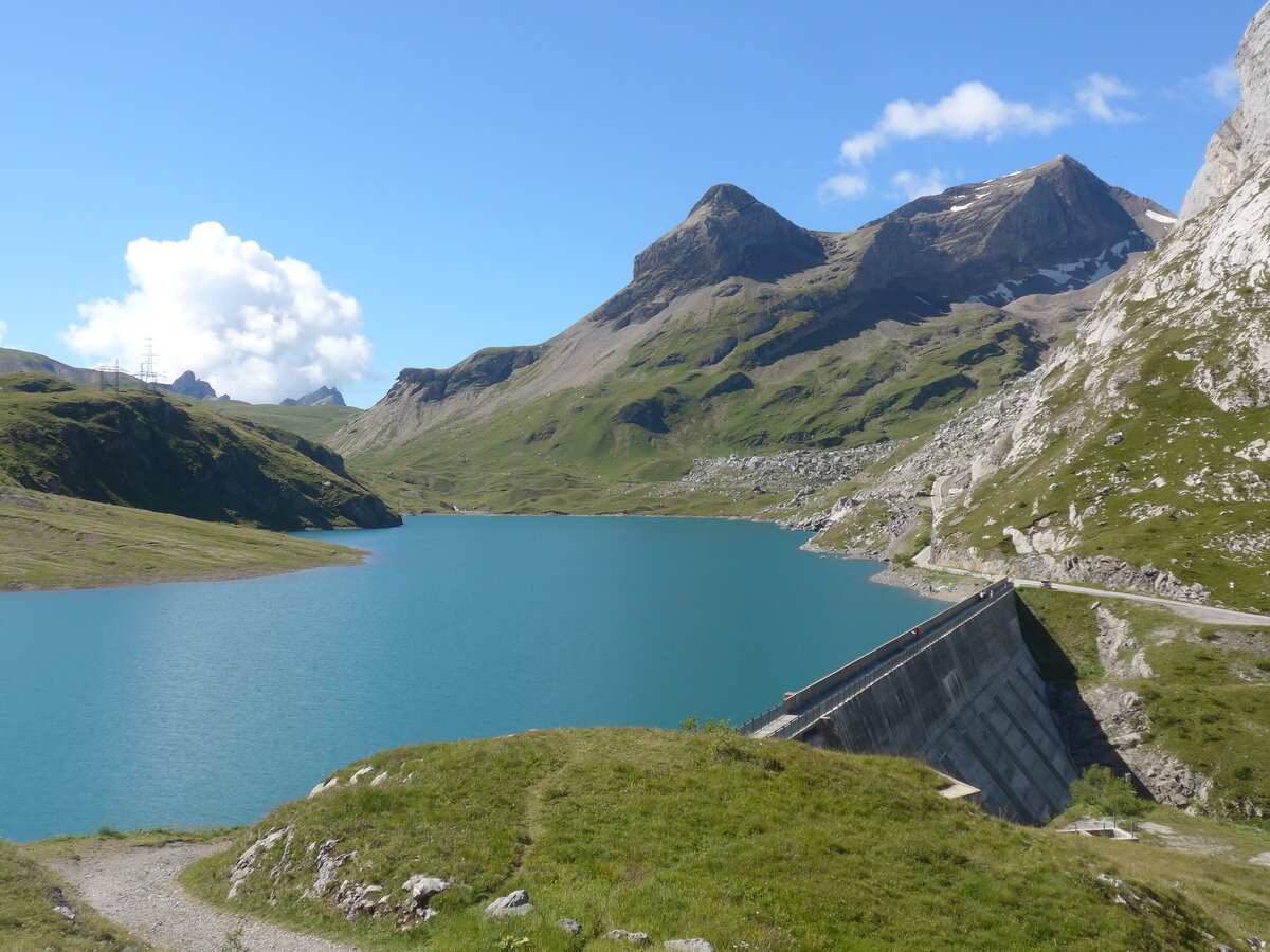 (227'624) - Der Sanetschsee am 29. August 2021 am Sanetschpass