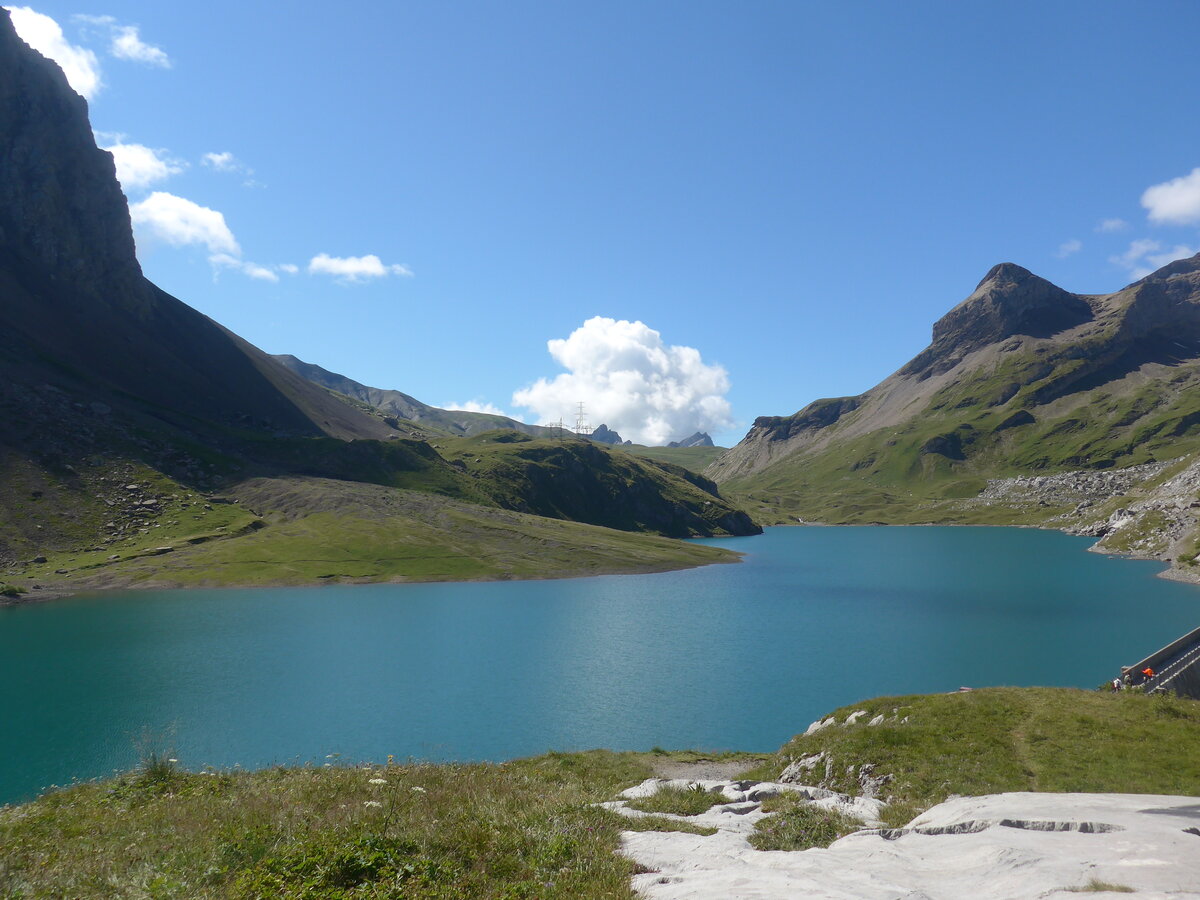 (227'626) - Der Sanetschsee am 29. August 2021 am Sanetschpass