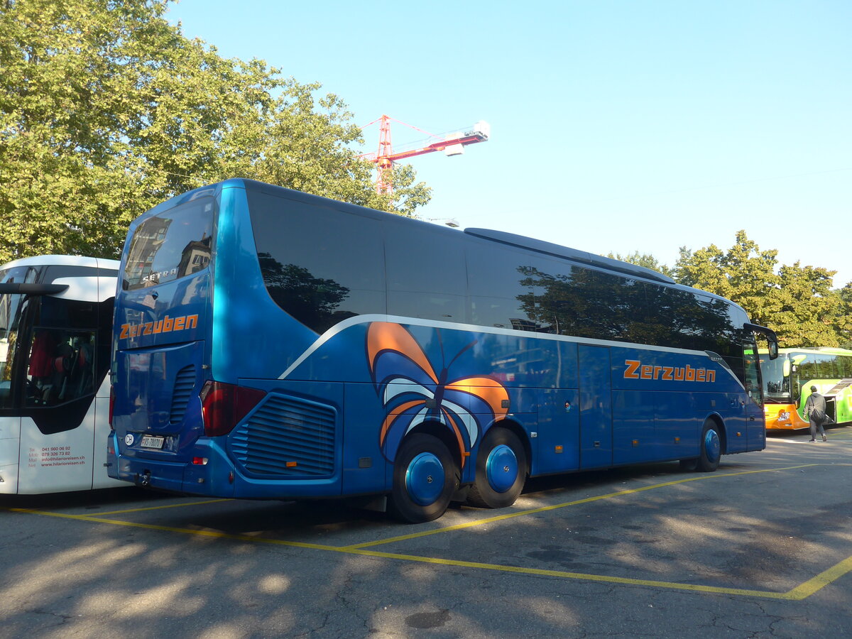 (227'715) - Zerzuben, Visp-Eyholz - Nr. 16/VS 78'070 - Setra am 4. September 2021 in Zrich, Sihlquai