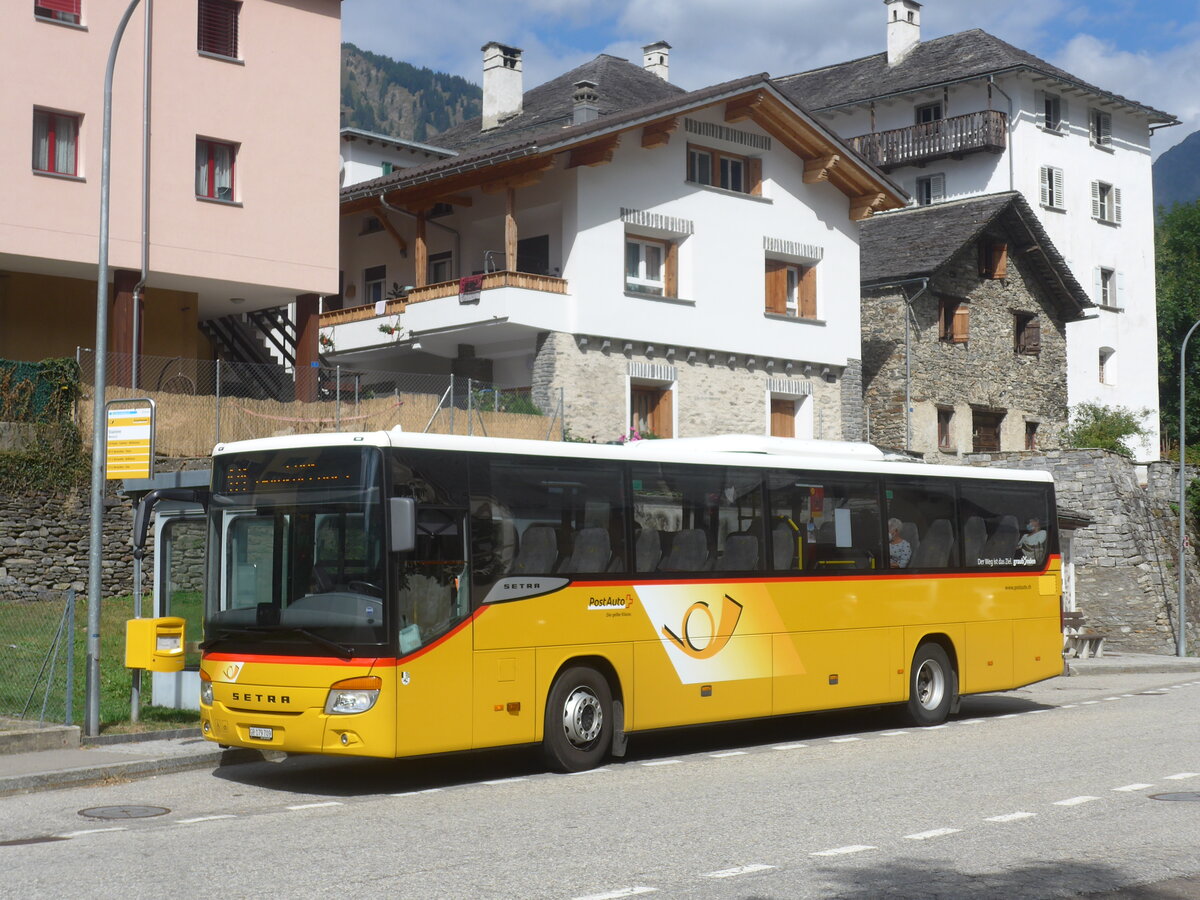 (227'938) - PostAuto Graubnden - GR 179'709 - Setra am 11. September 2021 in Mesocco, Stazione