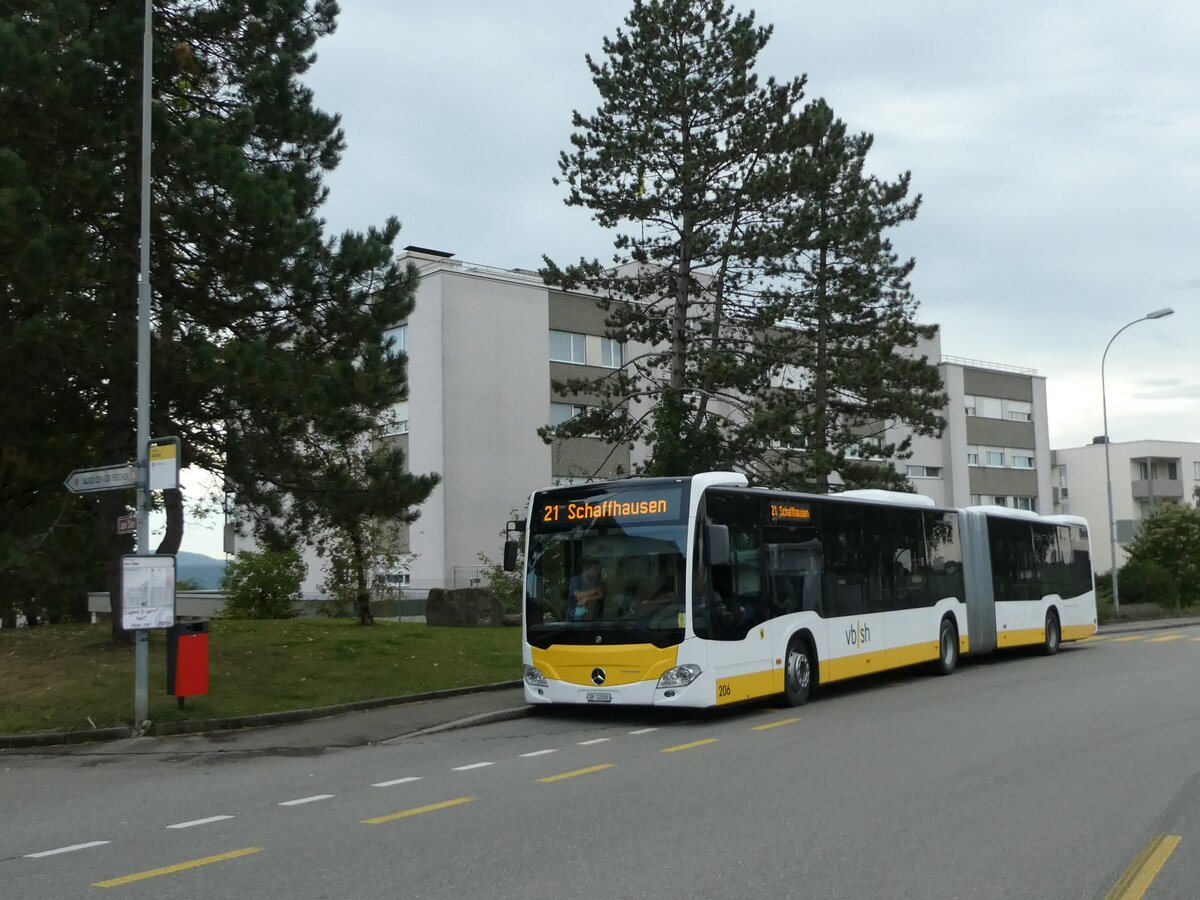 (228'403) - VBSH Schaffhausen - Nr. 206/SH 12'506 - Mercedes am 26. September 2021 in Siblingen, Am Stei