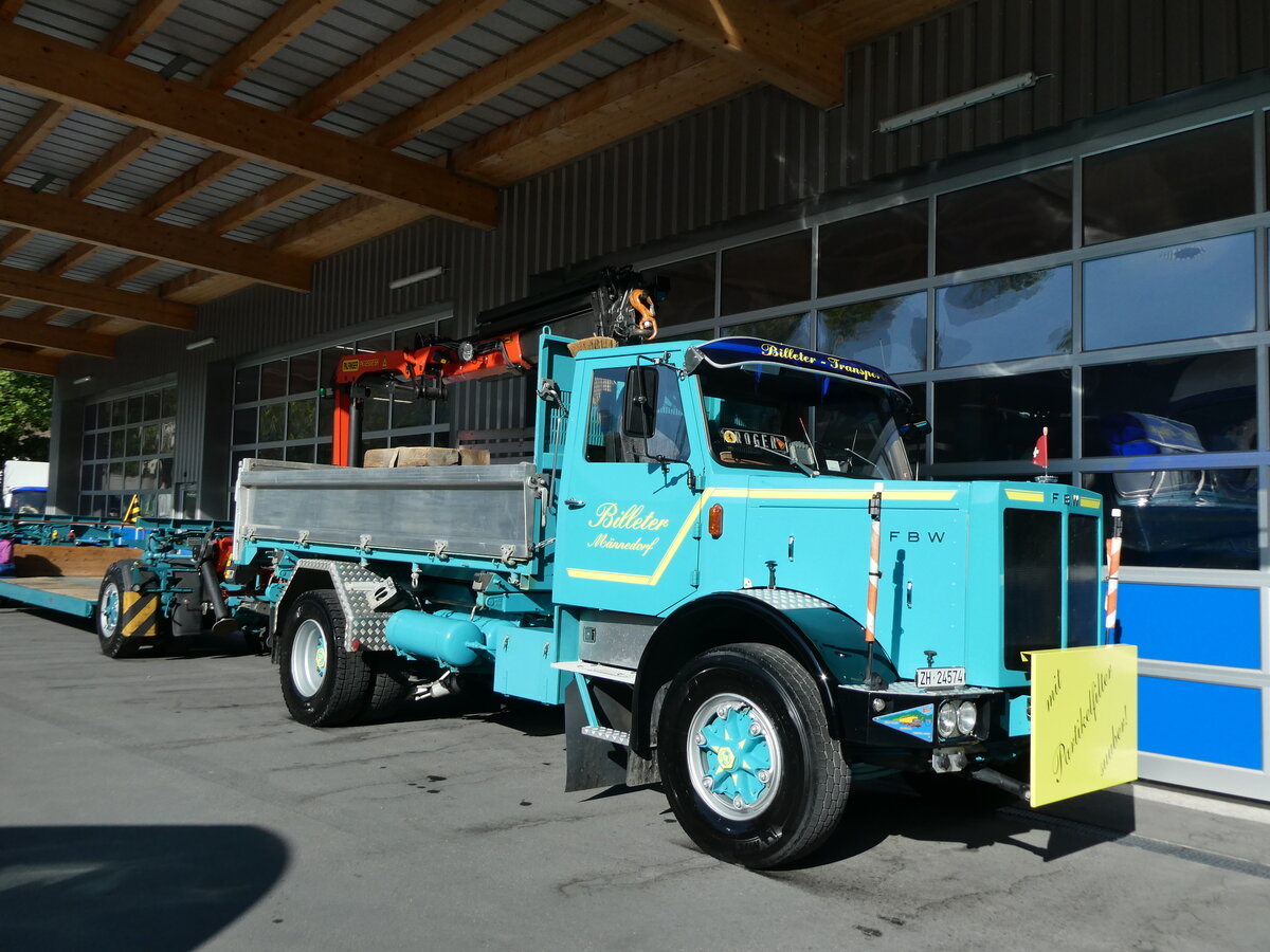 (228'529) - Billeter, M�nnedorf - ZH 24'574 - FBW am 2. Oktober 2021 in N�fels, FBW-Museum