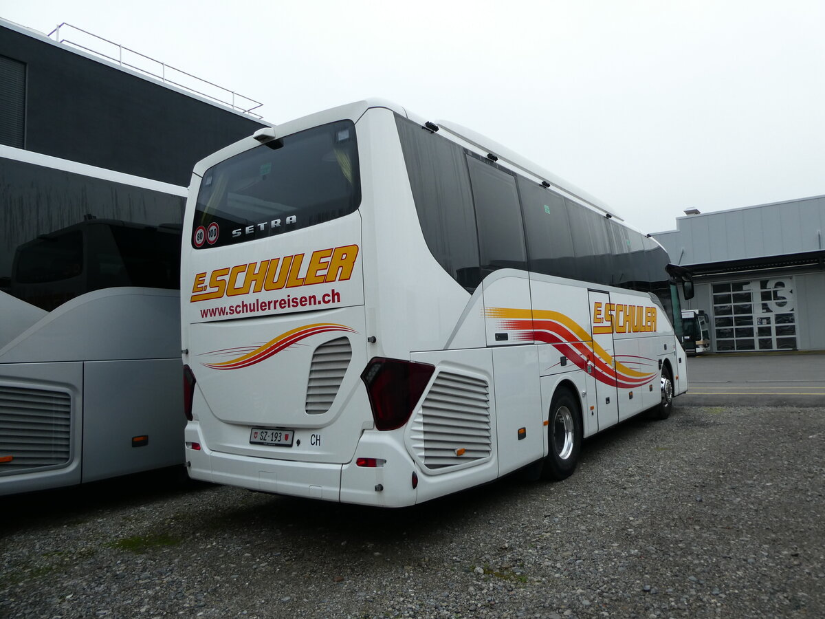 (229'292) - Schuler, Feusisberg - SZ 193 - Setra am 16. Oktober 2021 in Winterthur, EvoBus