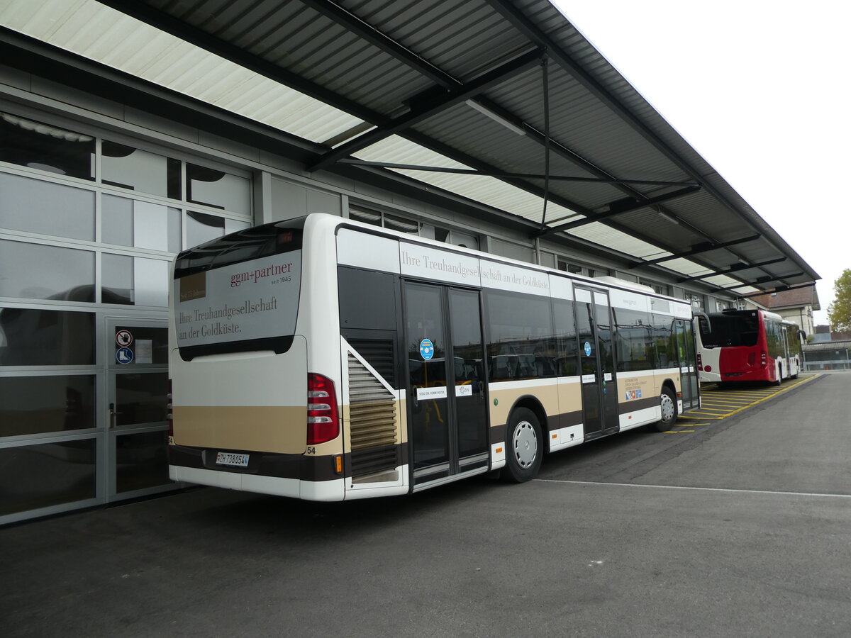 (229'313) - AZZK Zollikon - Nr. 54/ZH 738'054 - Mercedes am 16. Oktober 2021 in Winterthur, EvoBus