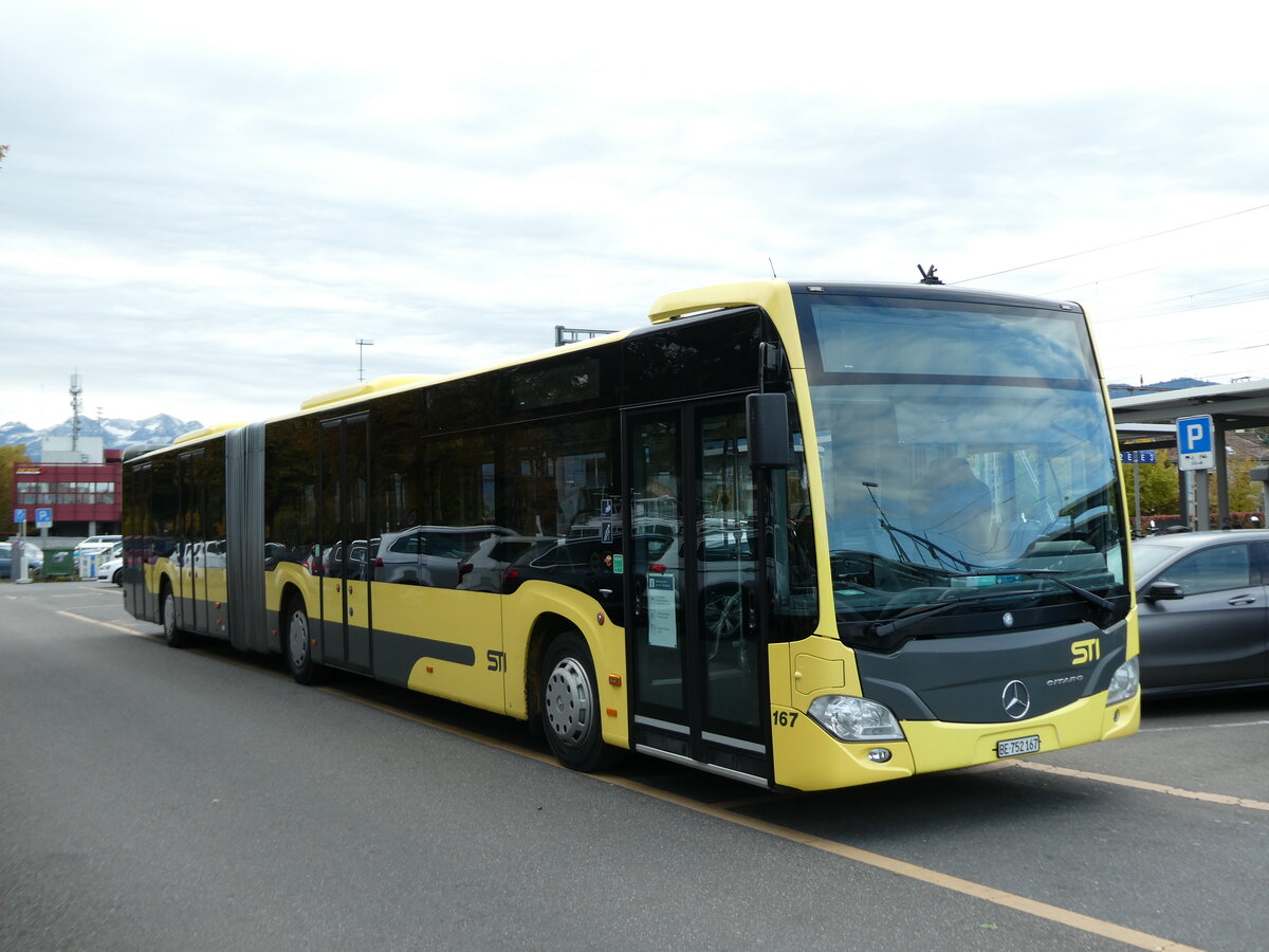 (229'453) - STI Thun - Nr. 167/BE 752'167 - Mercedes am 19. Oktober 2021 in Thun, CarTerminal