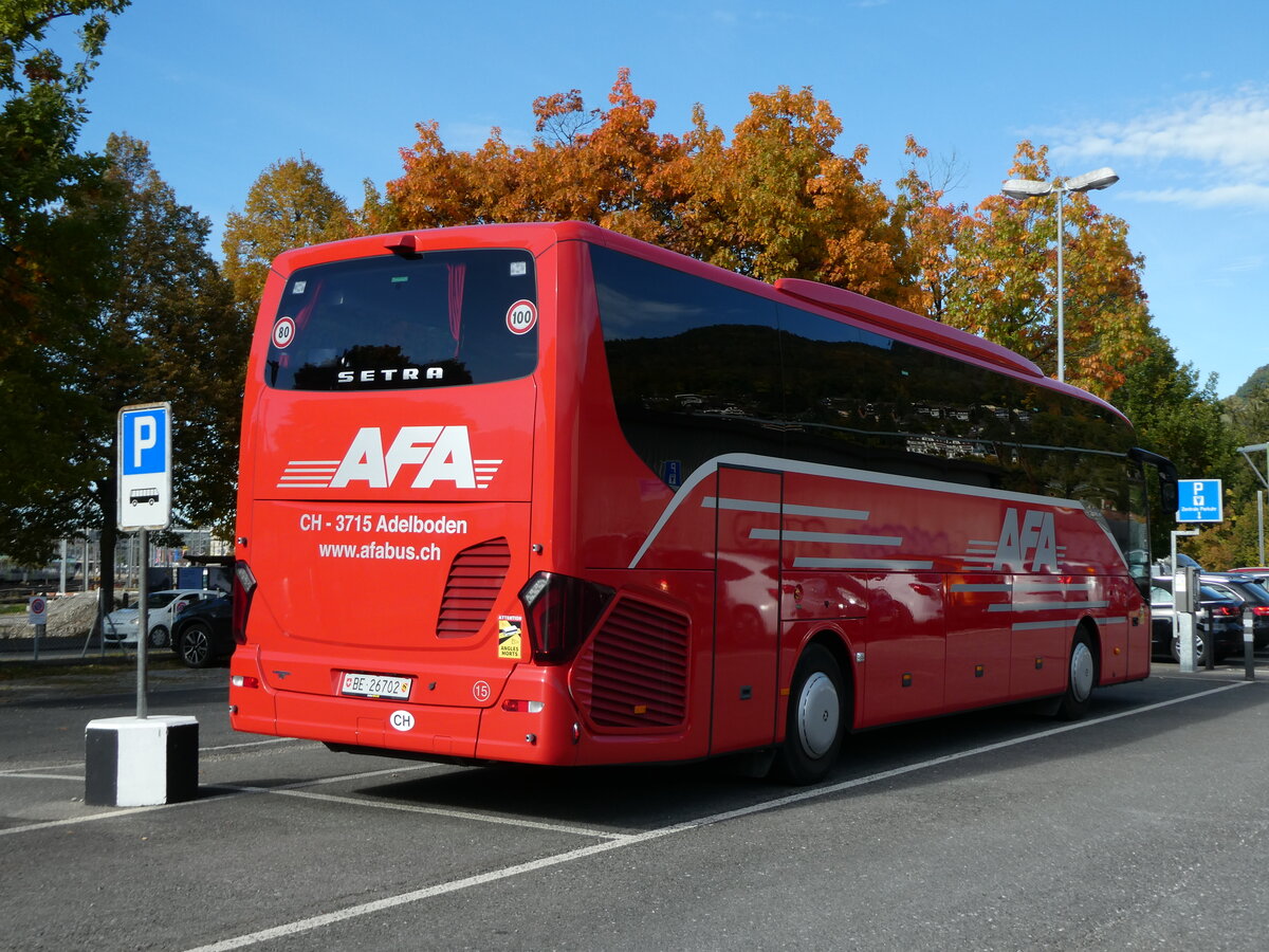 (229'467) - AFA Adelboden - Nr. 15/BE 26'702 - Setra am 19. Oktober 2021 in Thun, Seestrasse