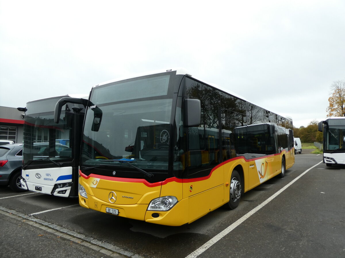 (229'908) - Funi-Car, Biel - Nr. EP11/BE 170 - Mercedes (ex Eurobus, Bern Nr. 11) am 30. Oktober 2021 in Ruswil, Garage ARAG