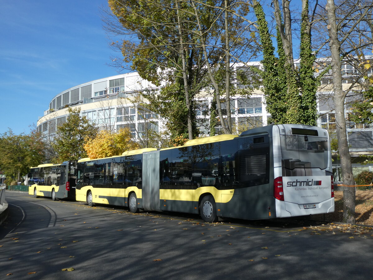 (230'077) - STI Thun - Nr. 708/BE 865'708 - Mercedes am 7. November 2021 bei der Schifflndte Thun