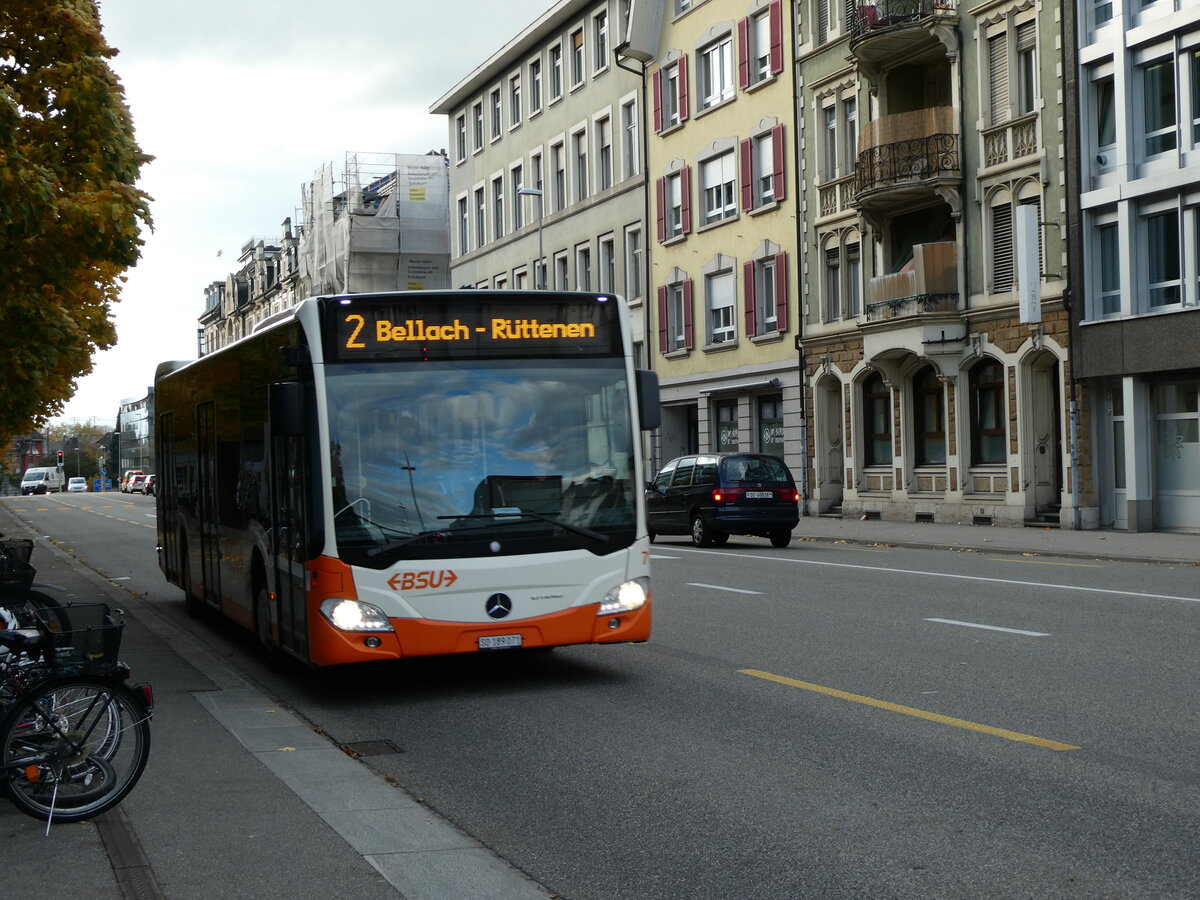 (230'190) - BSU Solothurn - Nr. 71/SO 189'071 - Mercedes am 8. November 2021 beim Hauptbahnhof Solothurn