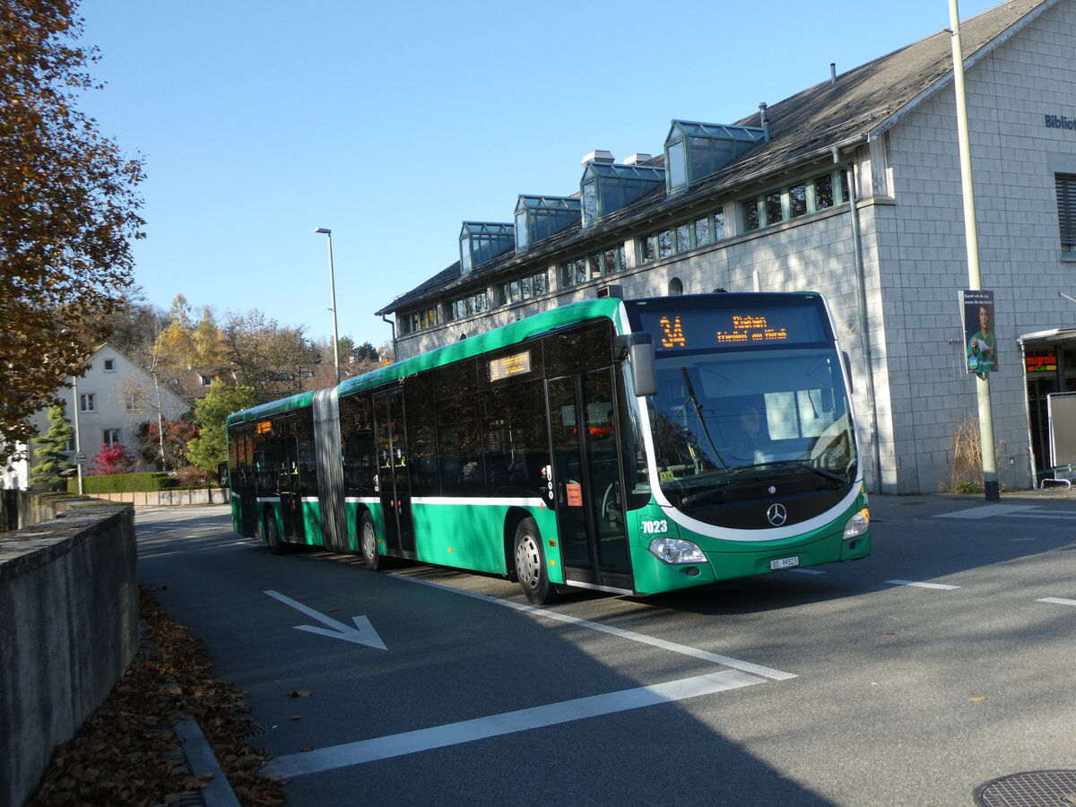 (230'254) - BVB Basel - Nr. 7023/BS 99'323 - Mercedes am 9. November 2021 in Bottmingen, Schloss