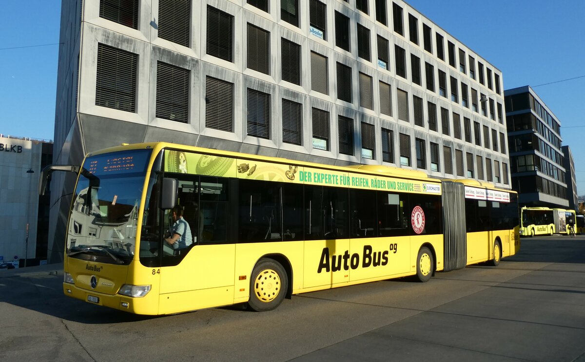 (230'283) - AAGL Liestal - Nr. 84/BL 7030 - Mercedes am 9. November 2021 beim Bahnhof Liestal