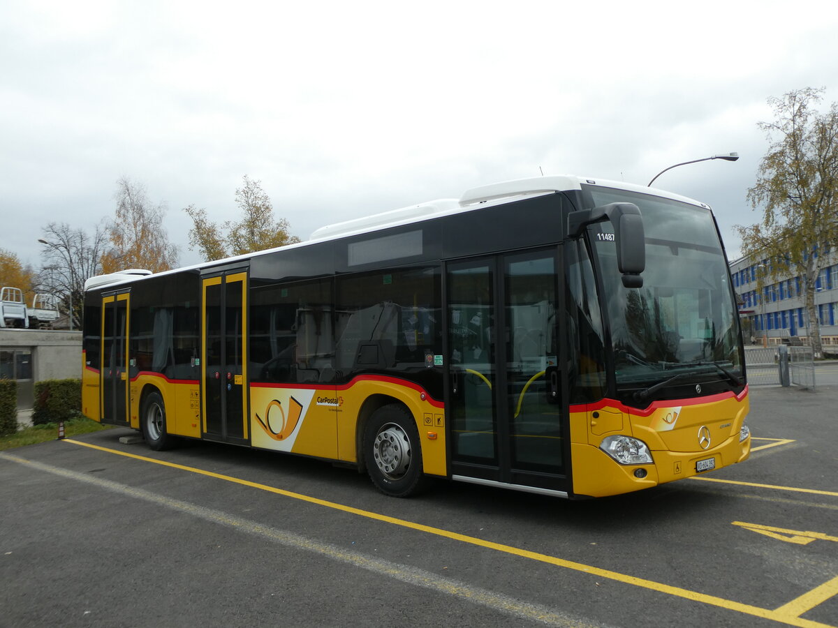 (230'677) - CarPostal Ouest - VD 604'392 - Mercedes am 13. November 2021 in Yverdon, Garage