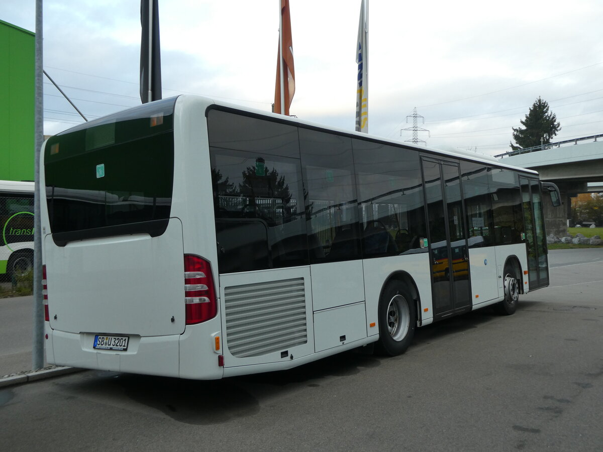(230'716) - Aus Deutschland: Harzbus, Saarbrcken - SB-U 3201 - Mercedes (ex DRB Ingoldstadt) am 13. November 2021 in Kerzers, Interbus