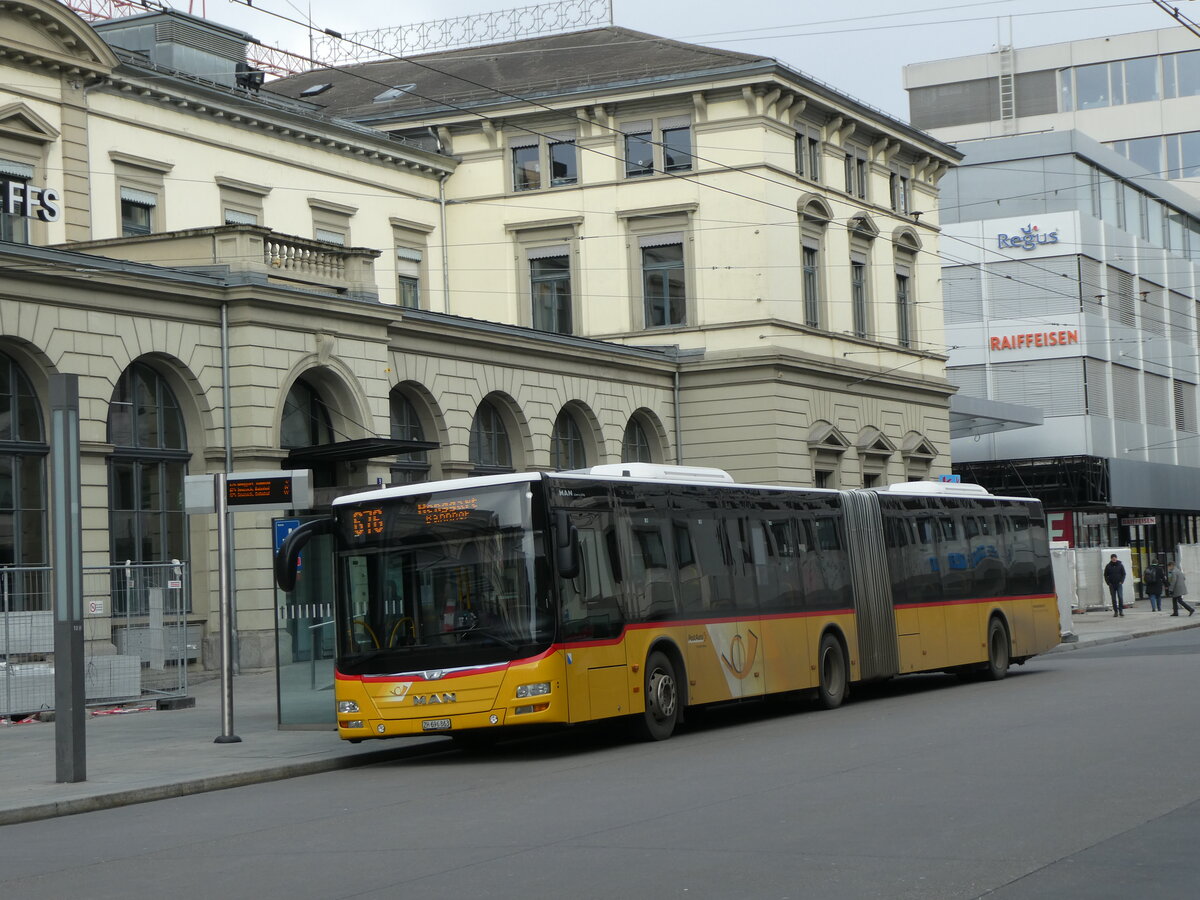 (230'844) - Moser, Flaach - Nr. 325/ZH 696'863 - MAN am 21. November 2021 beim Hauptbahnhof Winterthur