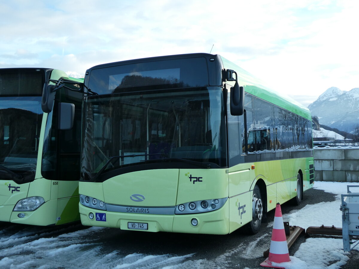 (231'172) - TPC Aigle - Nr. 683/VD 745 - Solaris am 12. Dezember 2021 in Aigle, Dpt