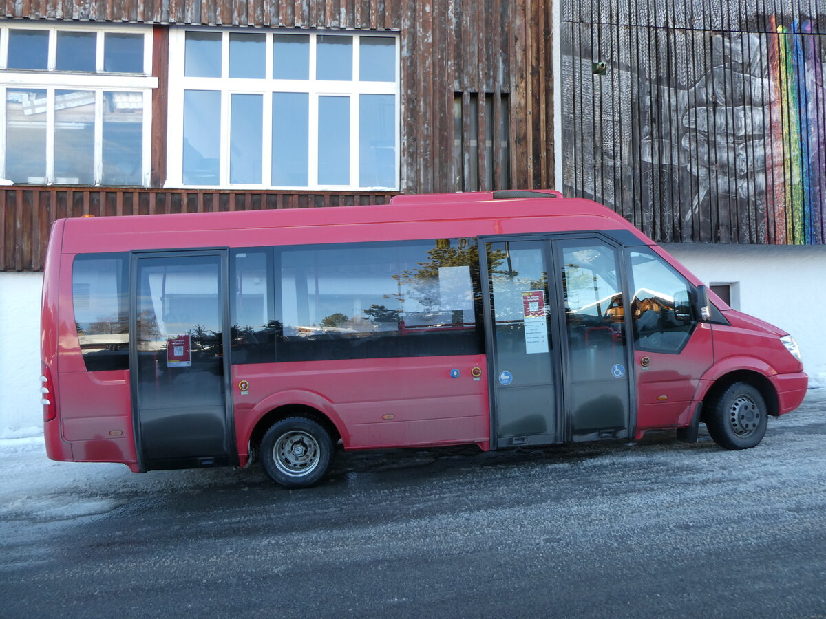 (231'267) - Leysin-Excursions, Leysin - VD 625'785 - Mercedes (ex VZO Grningen Nr. 251) am 14. Dezember 2021 in Leysin, Garage