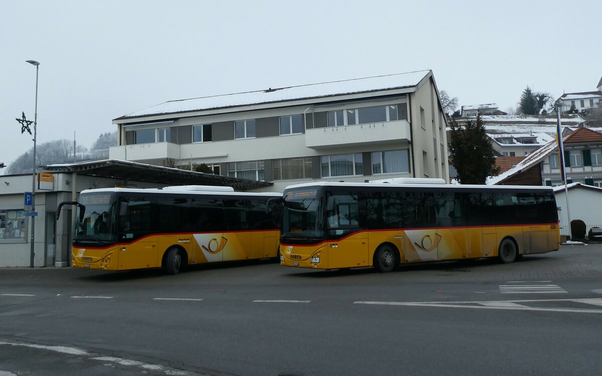 (231'429) - Engeloch, Riggisberg - Nr. 3/BE 447'406 - Iveco am 17. Dezember 2021 in Riggisberg, Post