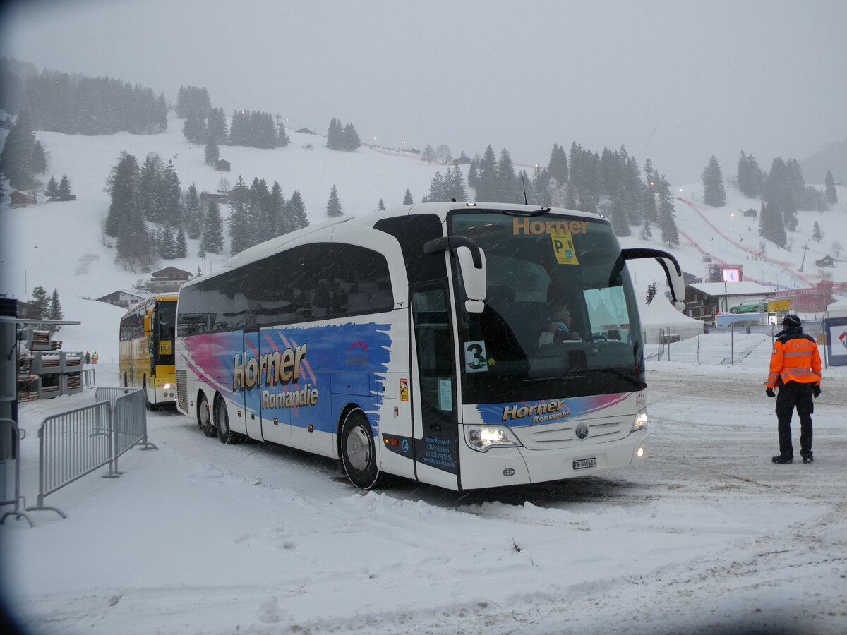 (231'805) - Horner, Tafers - Nr. 14/FR 300'514 - Mercedes am 9. Januar 2022 in Adelboden, Weltcup