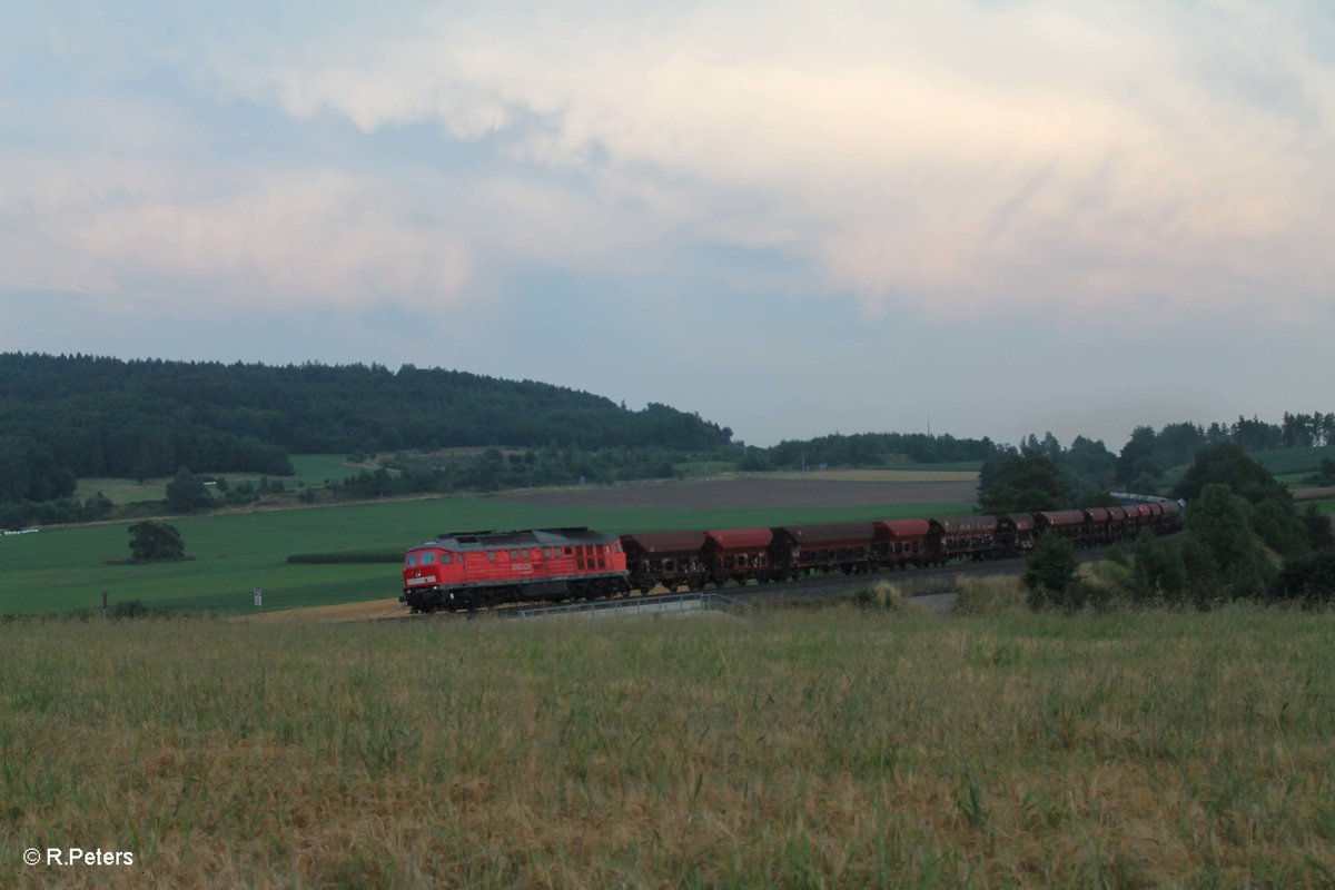 232 093-5 mit dem 51716 Nürnberg - Leipzig Engelsdorf bei Lengenfeld. 27.07.16