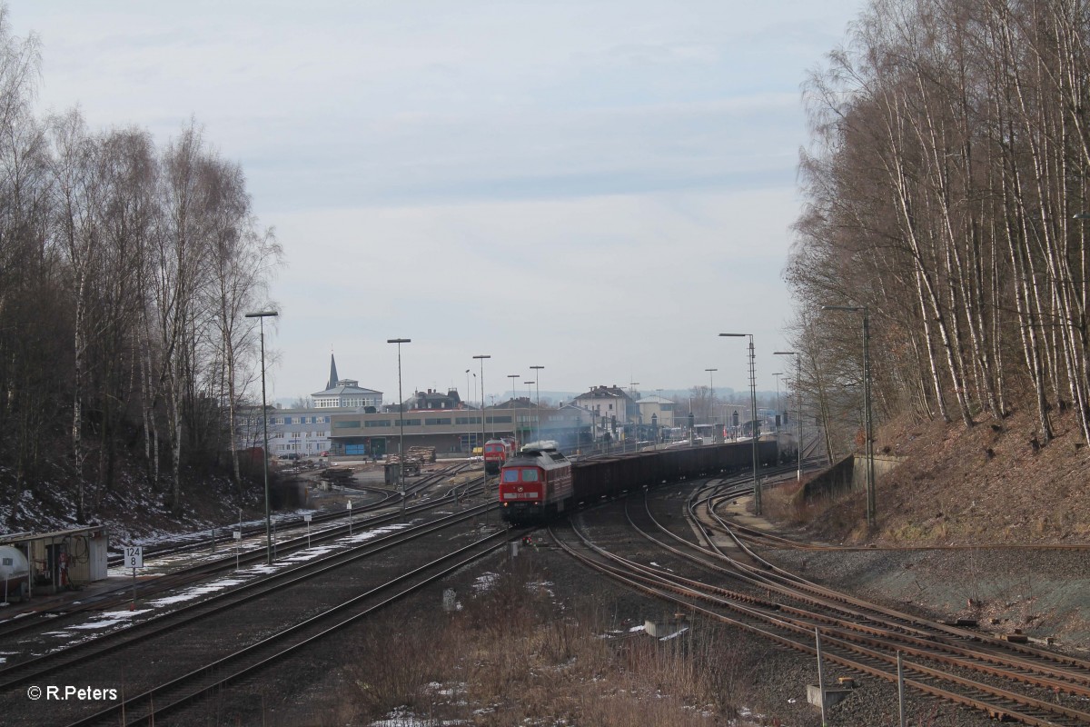 232 209-7 verlässt Marktredwitz mit dem EZ45362 Nürnberg - Cheb. 05.03.16