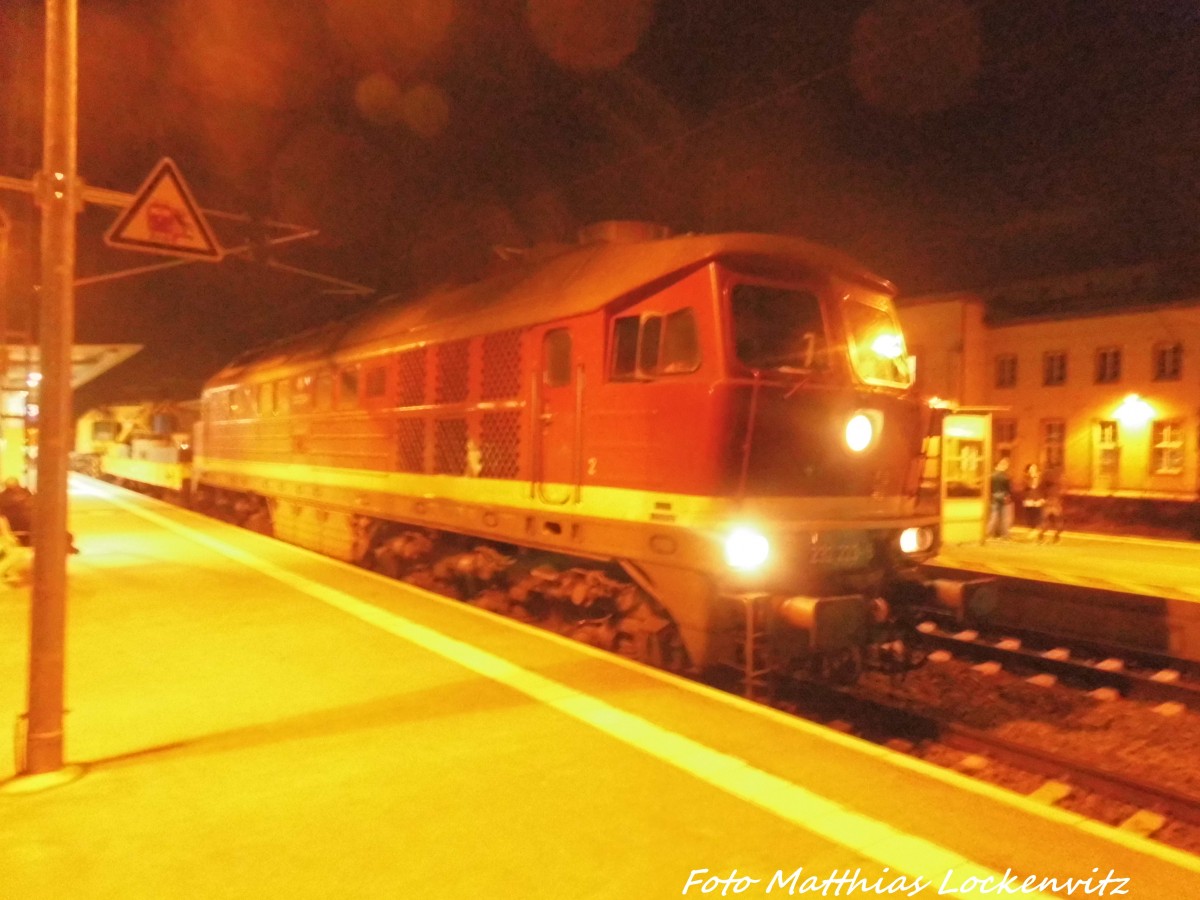 232 223-6 im Bahnhof Merseburg am 15.12.15