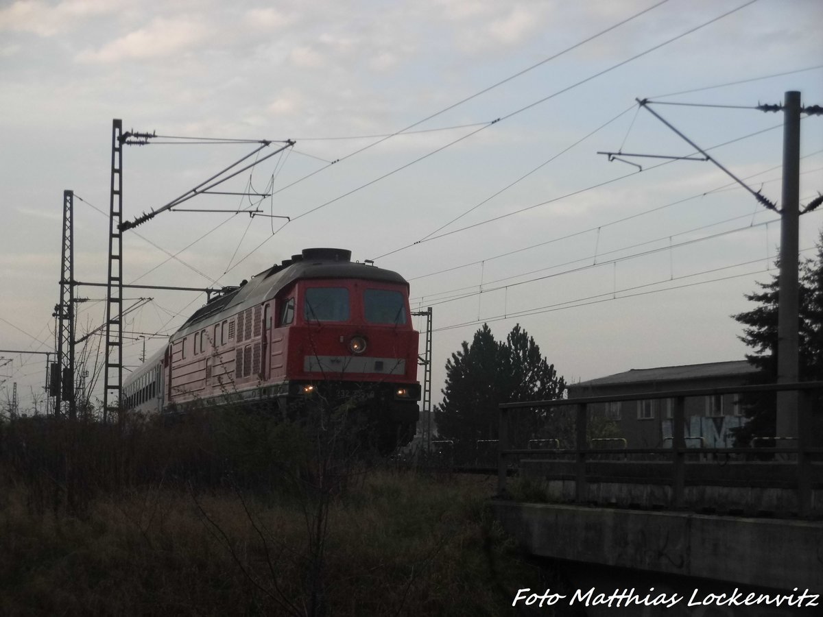 232 255 vor dem Tor des SFW in Delitzsch am 5.4.16