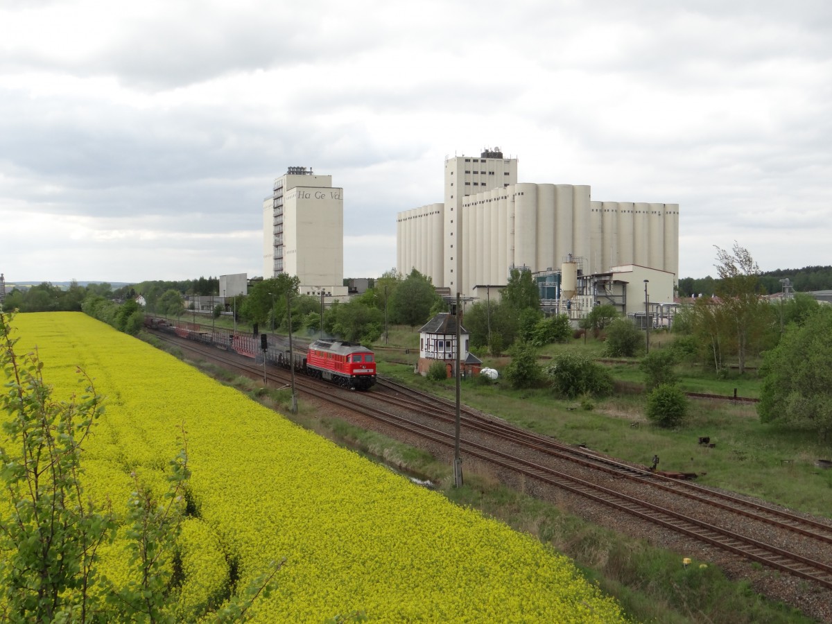 232 255 zusehen am 03.05.14 mit einem Umleiter in Niederp�llnitz. 