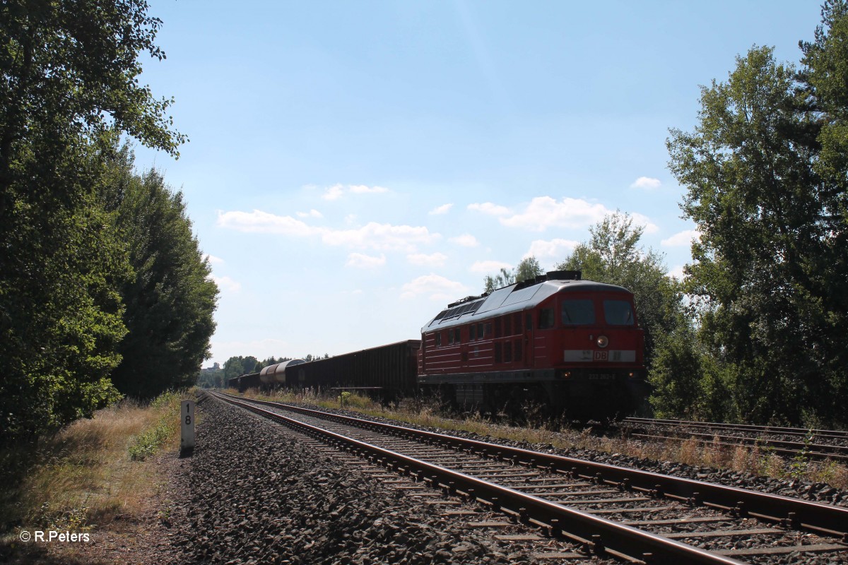 232 262-6 mit dem 45365 Nrnberg - Cheb bei Schnfeld. 05.09.13