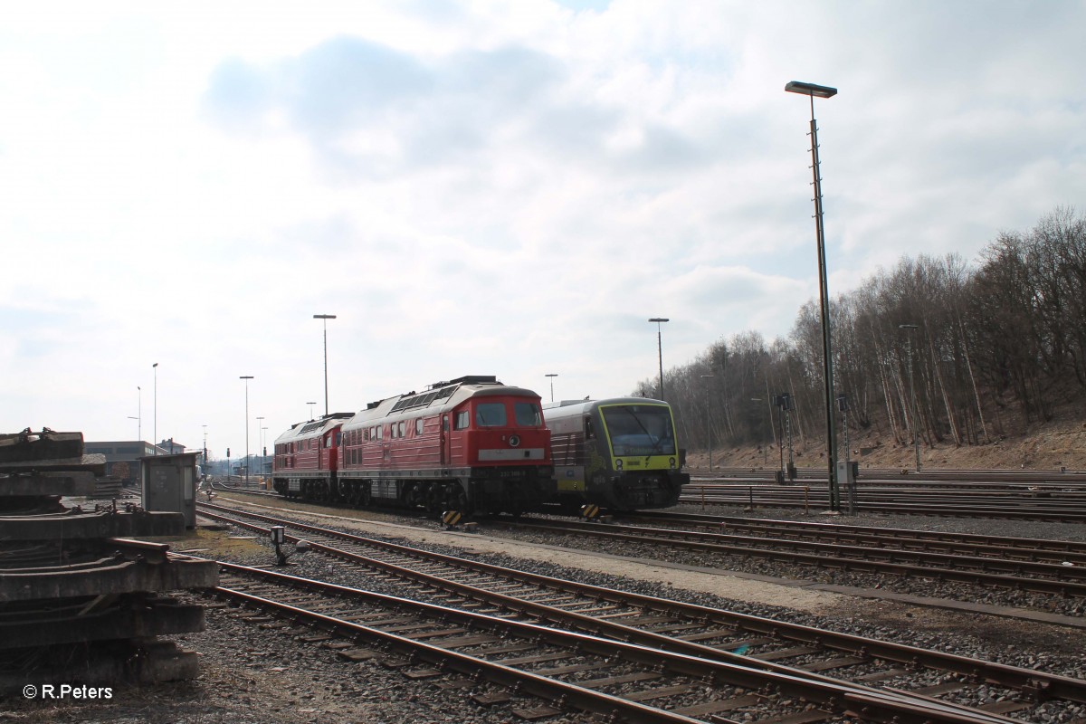 232 388 + 359 abgestellt in Marktredwitz 22.03.15