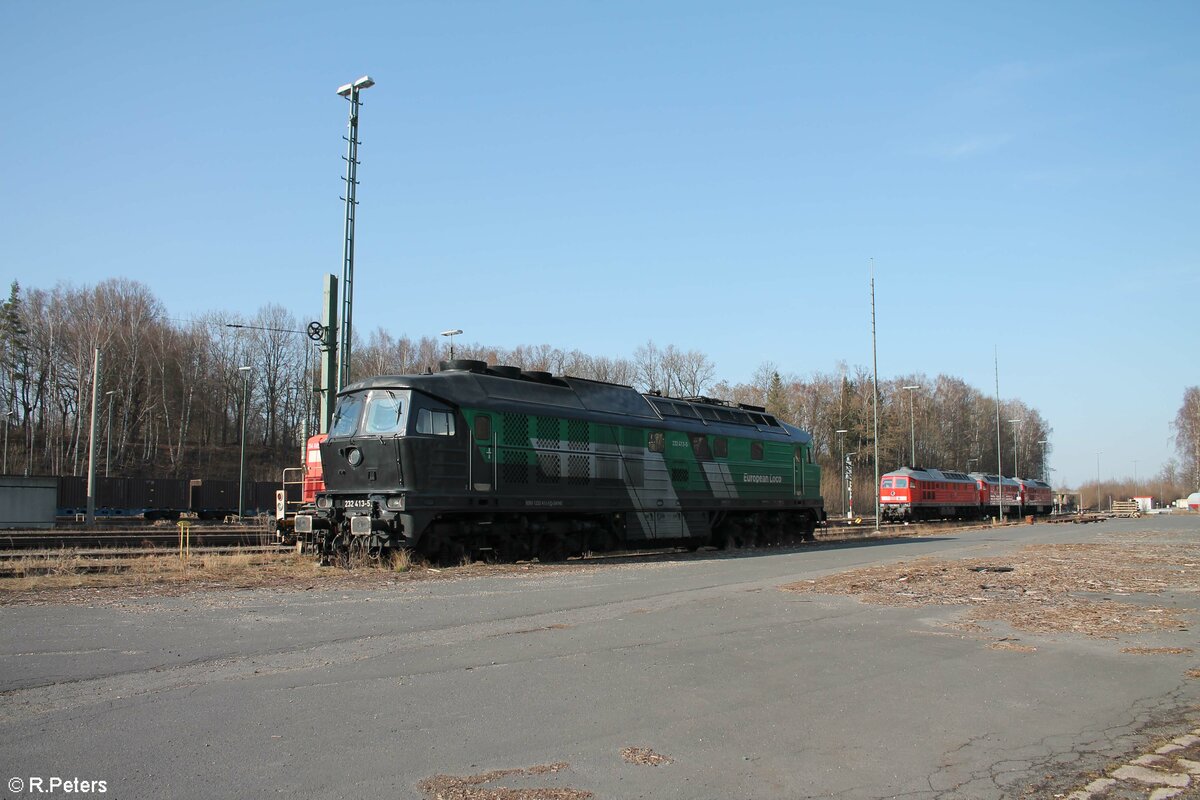 232 413-5 abgestellt in Marktredwitz. 20.03.22