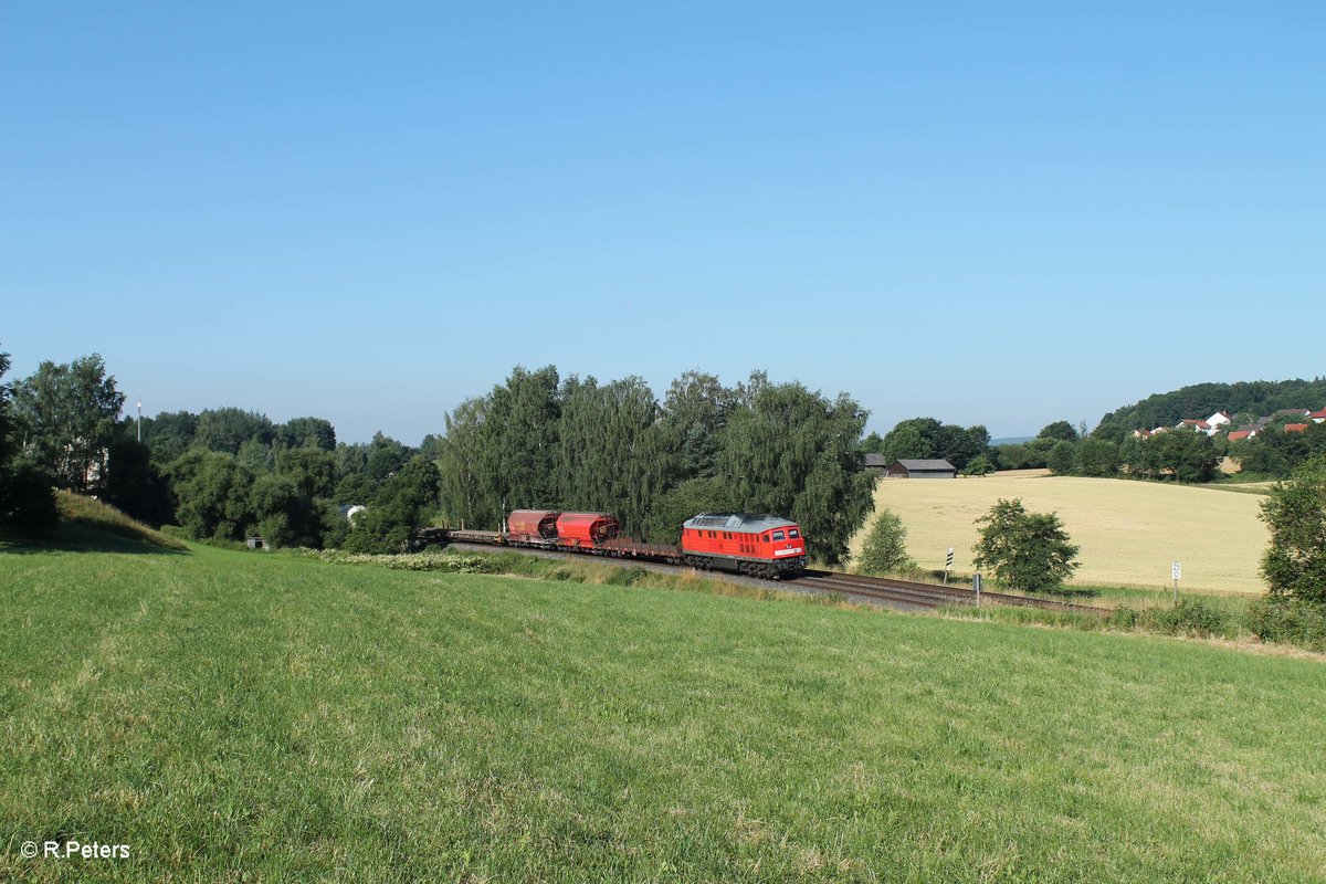 232 609-8 zieht bei Letten den 51721 NNR - LE Frankenwald Umleiter gen Hof. 19.07.16