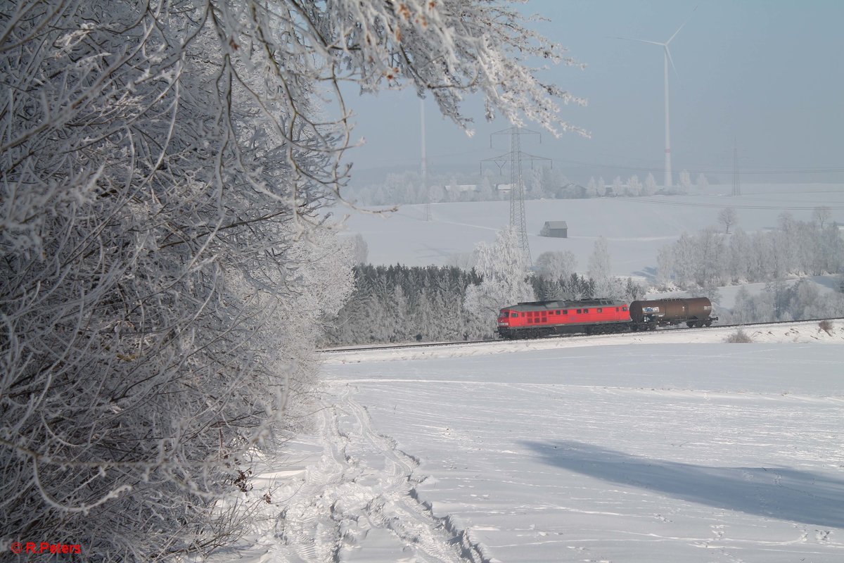 232 609 als EZ 45362 XTCH - NNR bei Seußen. 29.01.17