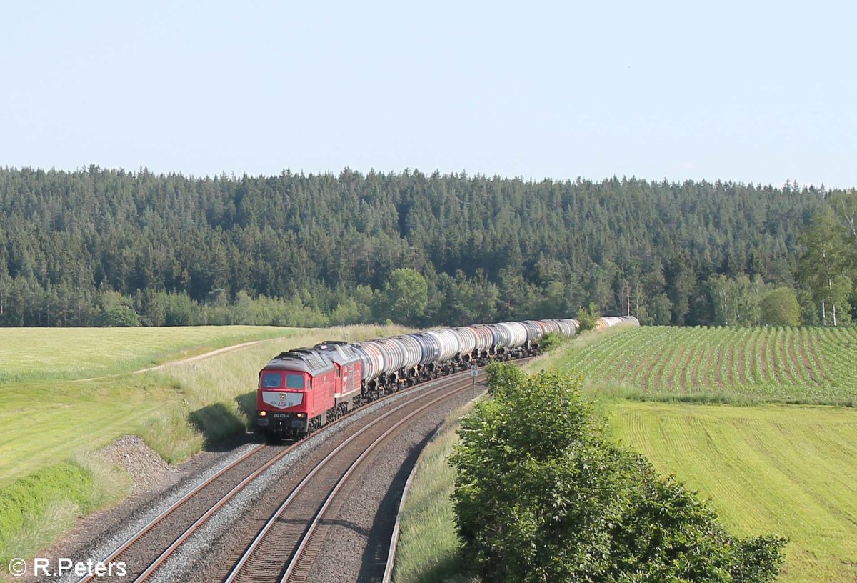 232 673 und 232 182 mit DGS 95458 Marktredwitz - Hamburg Hohe Schaar bei Neudes . 23.06.20