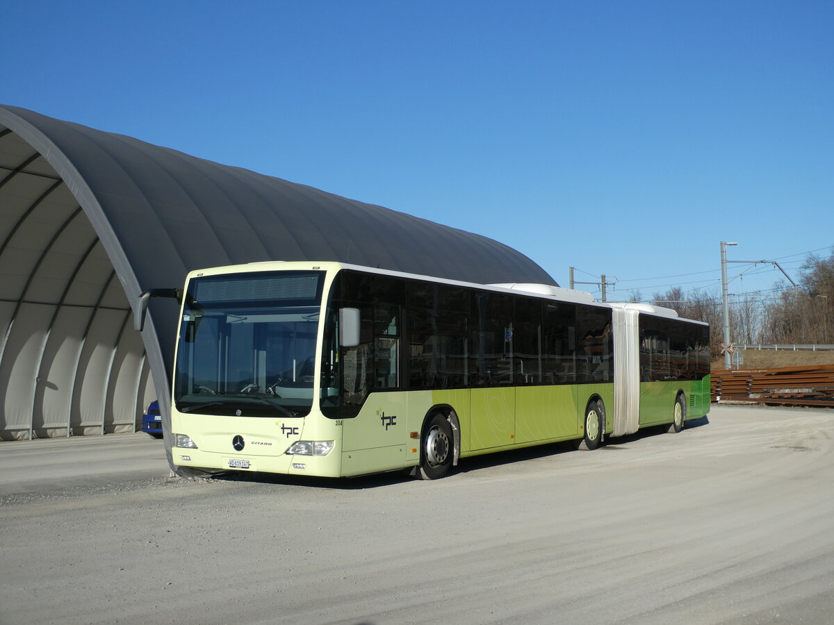 (232'328) - TPC Aigle - Nr. 304/VD 619'147 - Mercedes (ex Hrmann&Shne, D-Hamburg) am 23. Januar 2022 in Aigle, Dpt