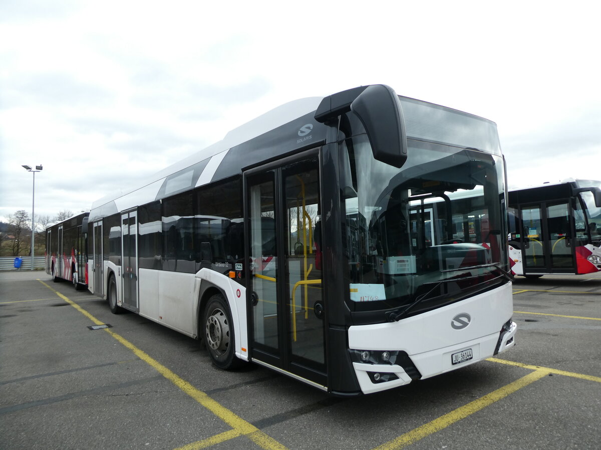 (232'655) - CarPotal Ouest - JU 36'144 - Solaris am 6. Februar 2022 in Develier, Parkplatz