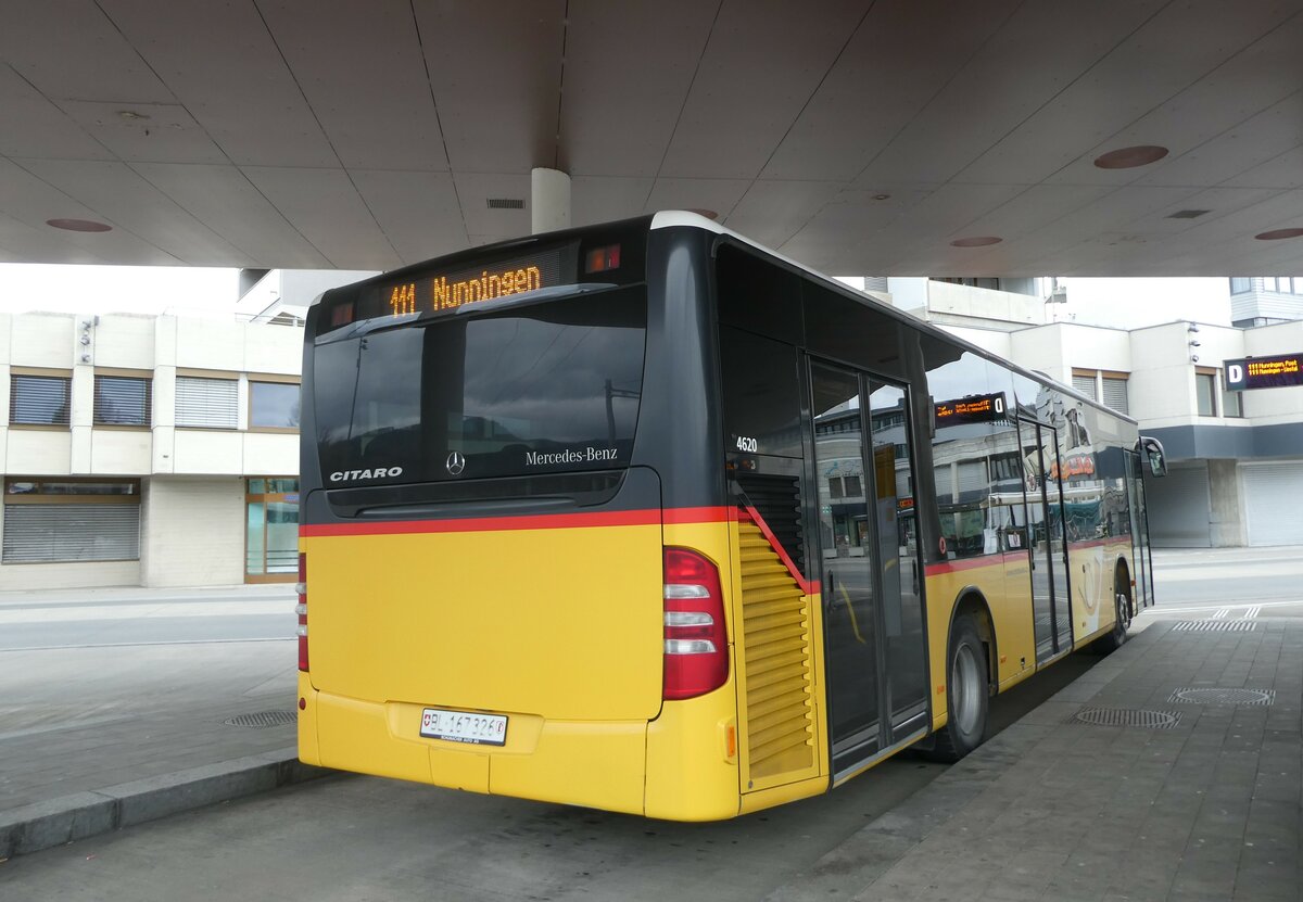 (232'690) - PostAuto Nordschweiz - BL 167'326 - Mercedes am 6. Februar 2022 beim Bahnhof Laufen