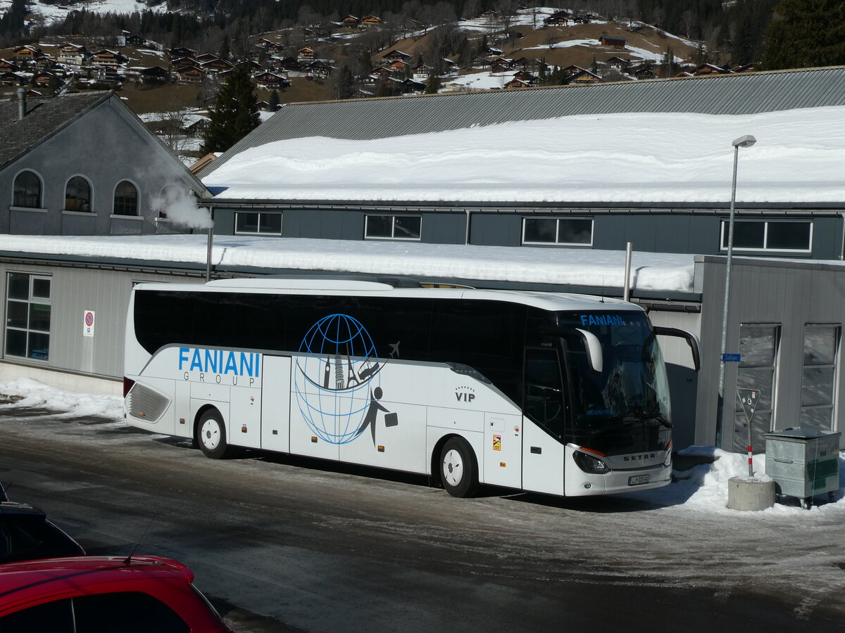 (232'859) - Aus Slowenien: Faniani, Ljubljana - LJ 033-AU - Setra am 13. Februar 2022 in Grindelwald, Grund