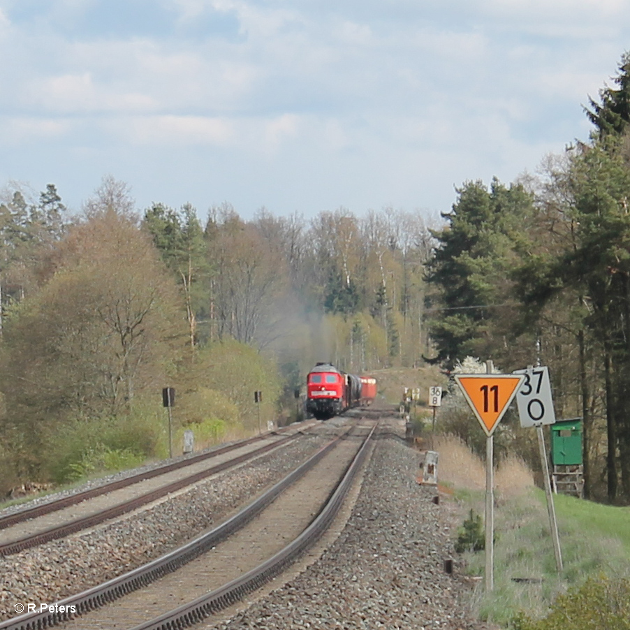 233 093 zieht bei Oberteich den 51717 Nürnberg - Seddin Frankenwald Umleiter. 24.04.16