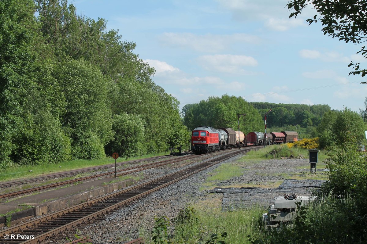 233 127-0 zieht mit dem 51723 NNR - LLE Frankenwald Umleiter durch Reuth bei Erbendorf. 26.05.16