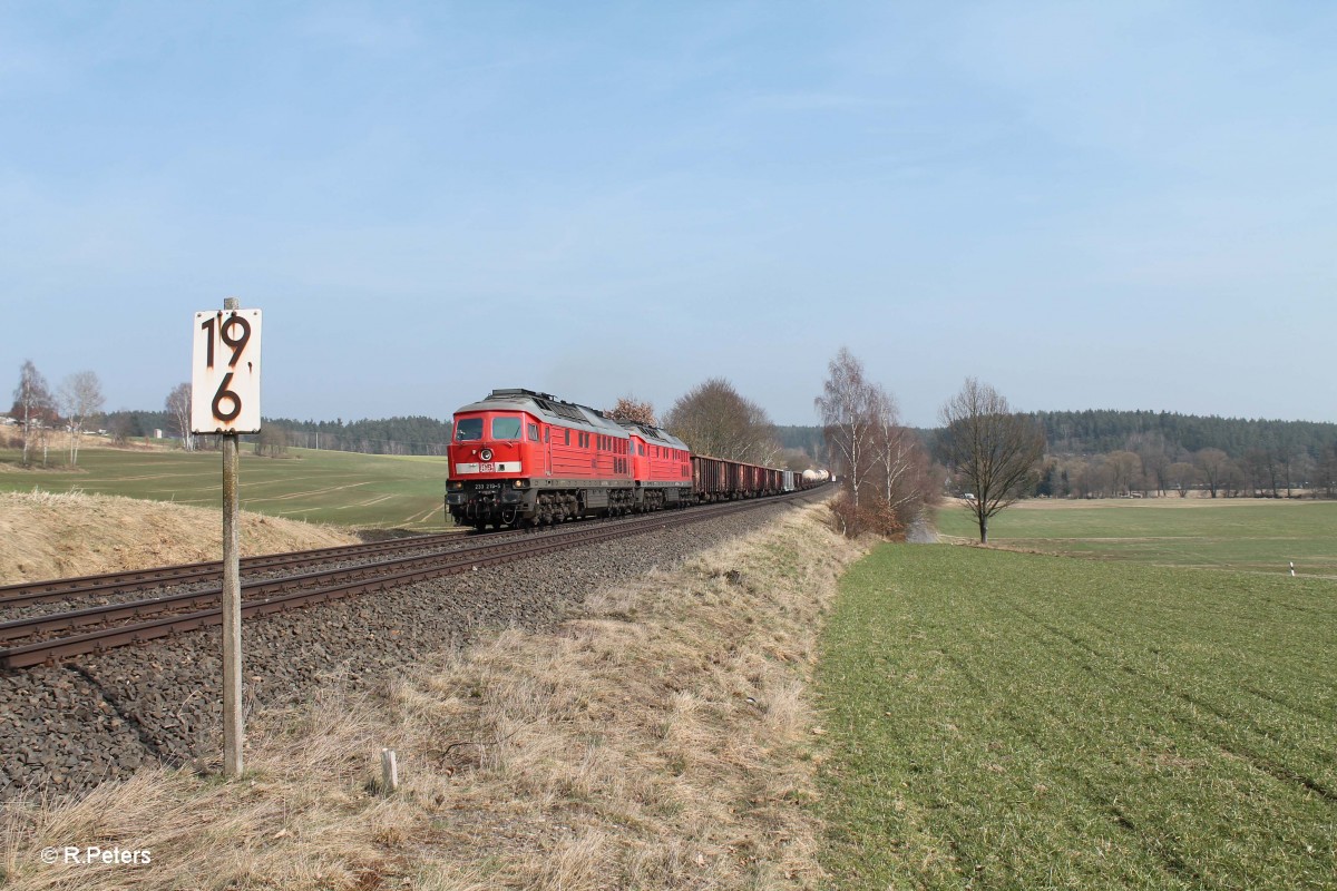 233 219 und 232 280 und der 45365 NNR - XTCH bei Naabdemenreuth. 23.03.15