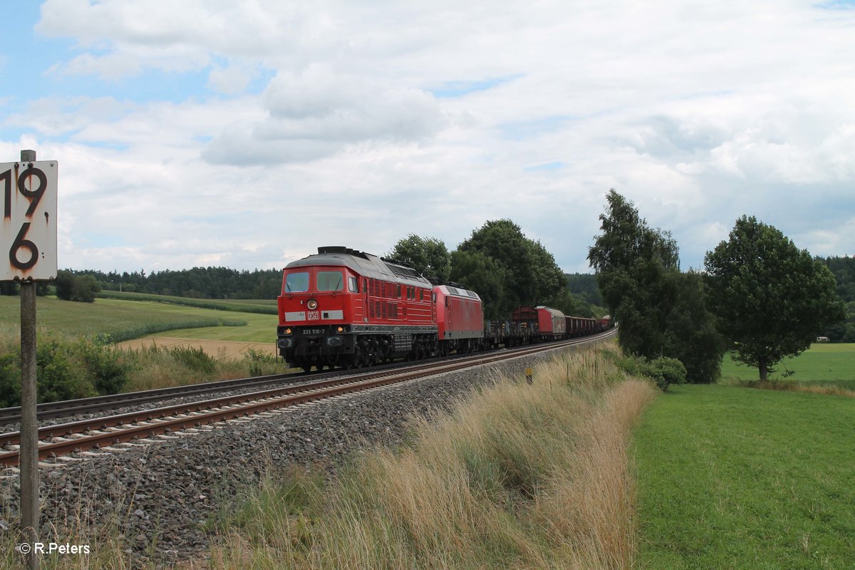 233 510 + GA 145 mit dem 51723 Nürnberg - Leipzig Engelsdorf bei Naabdemenreuth. 30.07.16