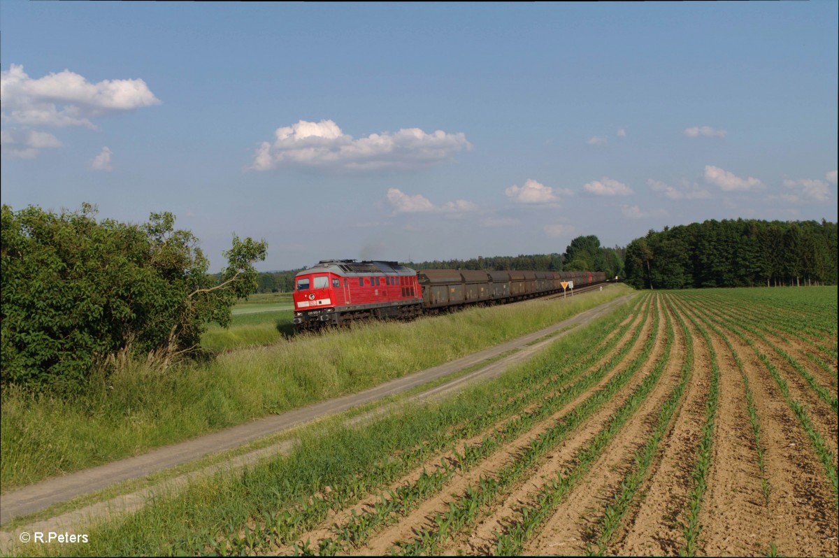 233 572-7 mit der AWT Kohle München - XTCH Umleiter aus Furth im Wald bei Oberteich. 12.06.15