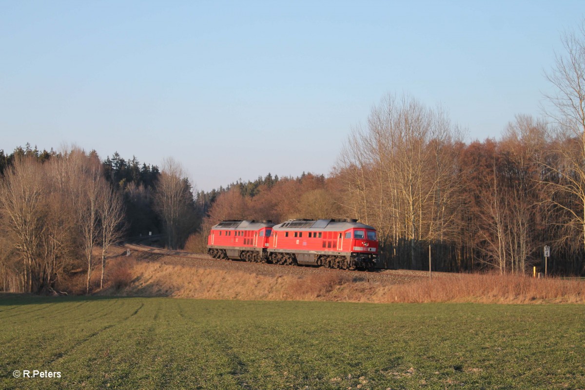 233 636 + 233 112 Lz bei Oberteich gen Sden. 17.03.16