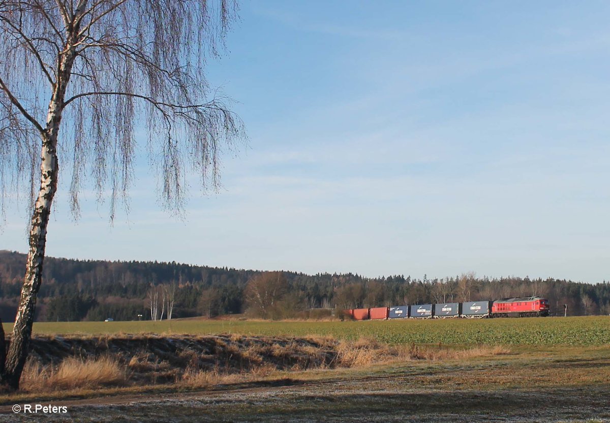 233 698 zieht den GA 47382 XTCH - Schwandorf bei Oberteich. 04.12.16