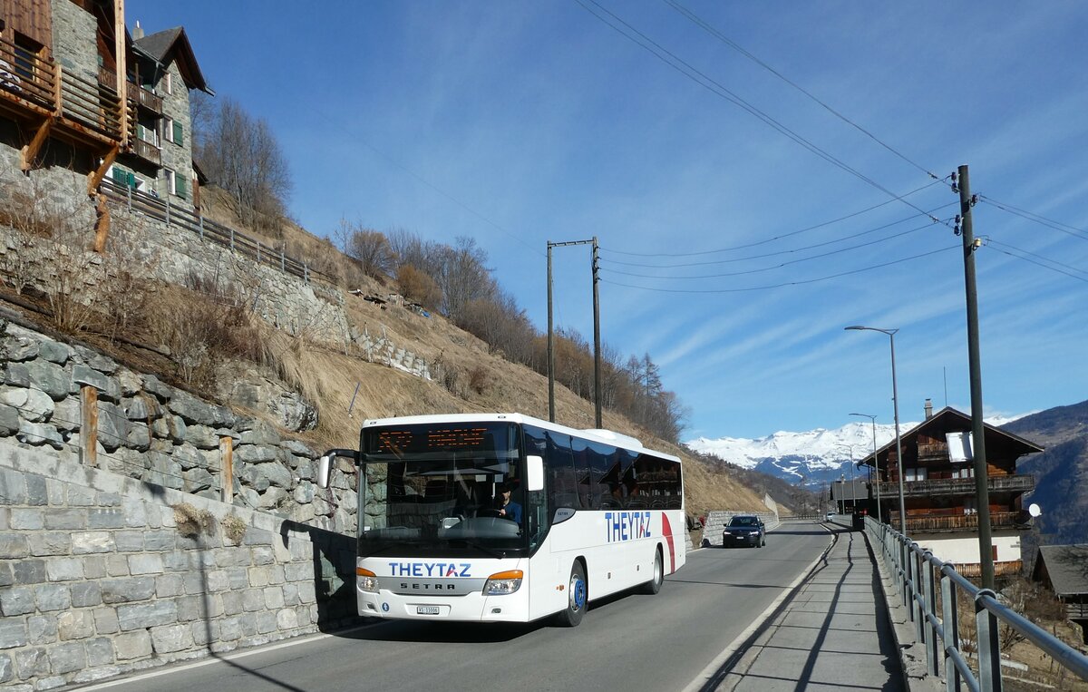 (233'010) - Theytaz, Sion - VS 11'006 - Setra am 20. Februar 2022 in Mche