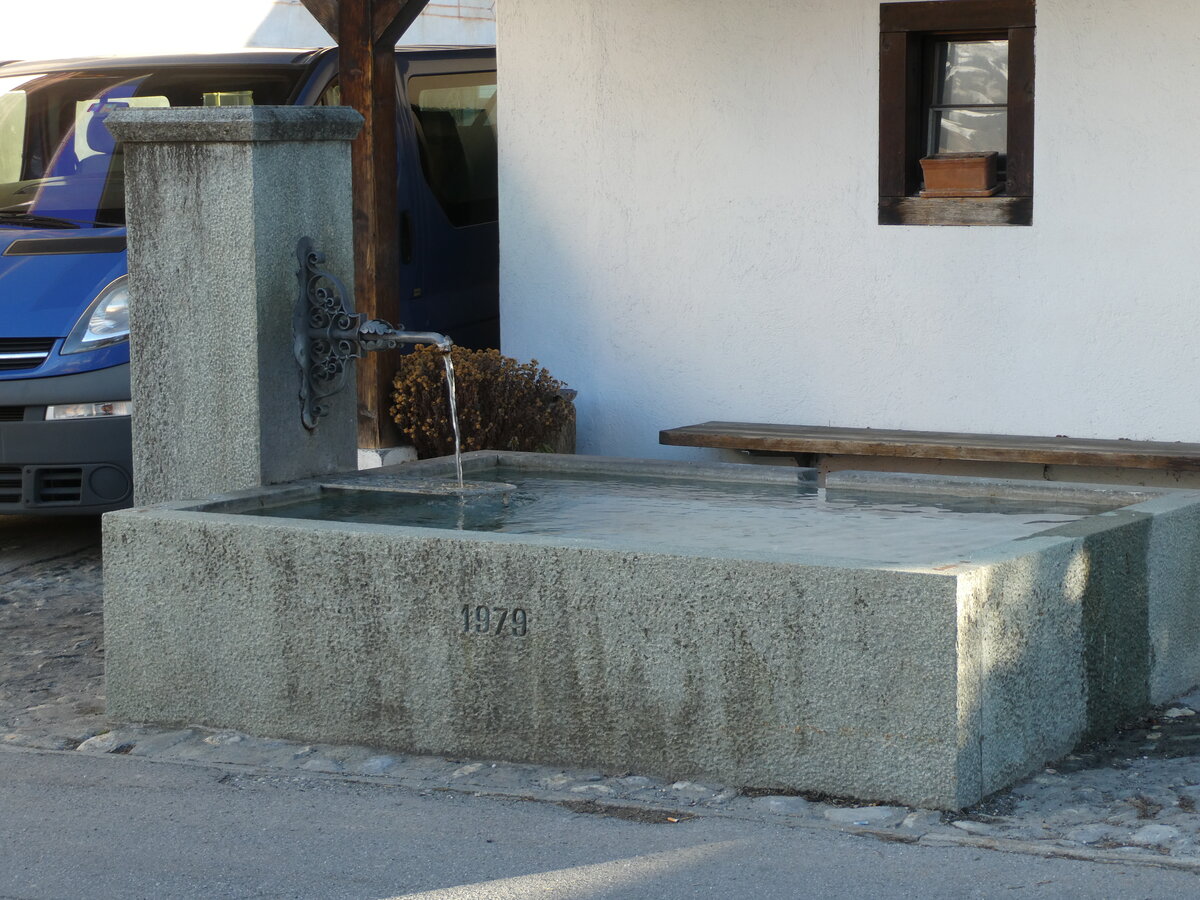 (233'643) - Brunnen von 1979 am 10. M�rz 2022 in F�rstenaubruck