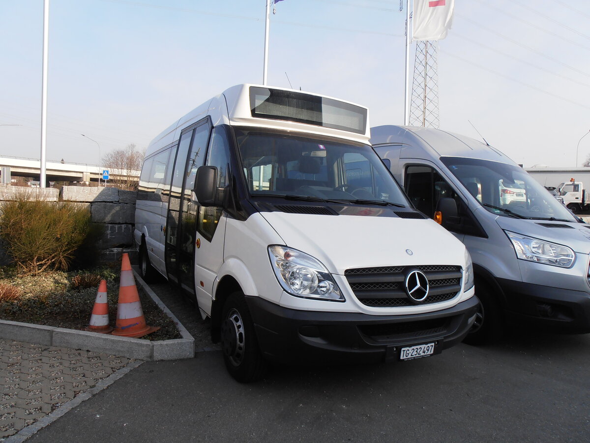 (233'870) - Eurobus, Arbon - TG 232'497 - Mercedes am 12. Mrz 2022 in Kerzers, Interbus