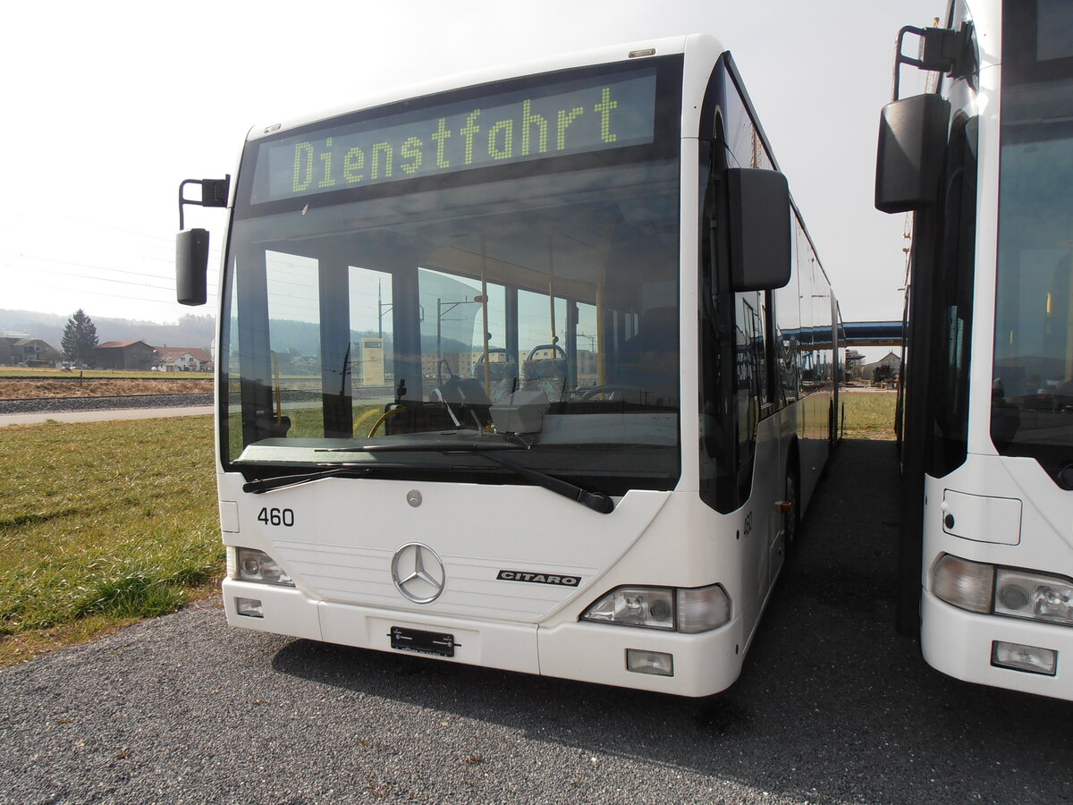 (233'888) - Intertours, Domdidier - Nr. 460 - Mercedes (ex Nr. 204; ex Nr. 1; ex ARAG Ruswil; ex Schneider, Ermenswil Nr. 7) am 13. Mrz 2022 in Domdidier, Garage